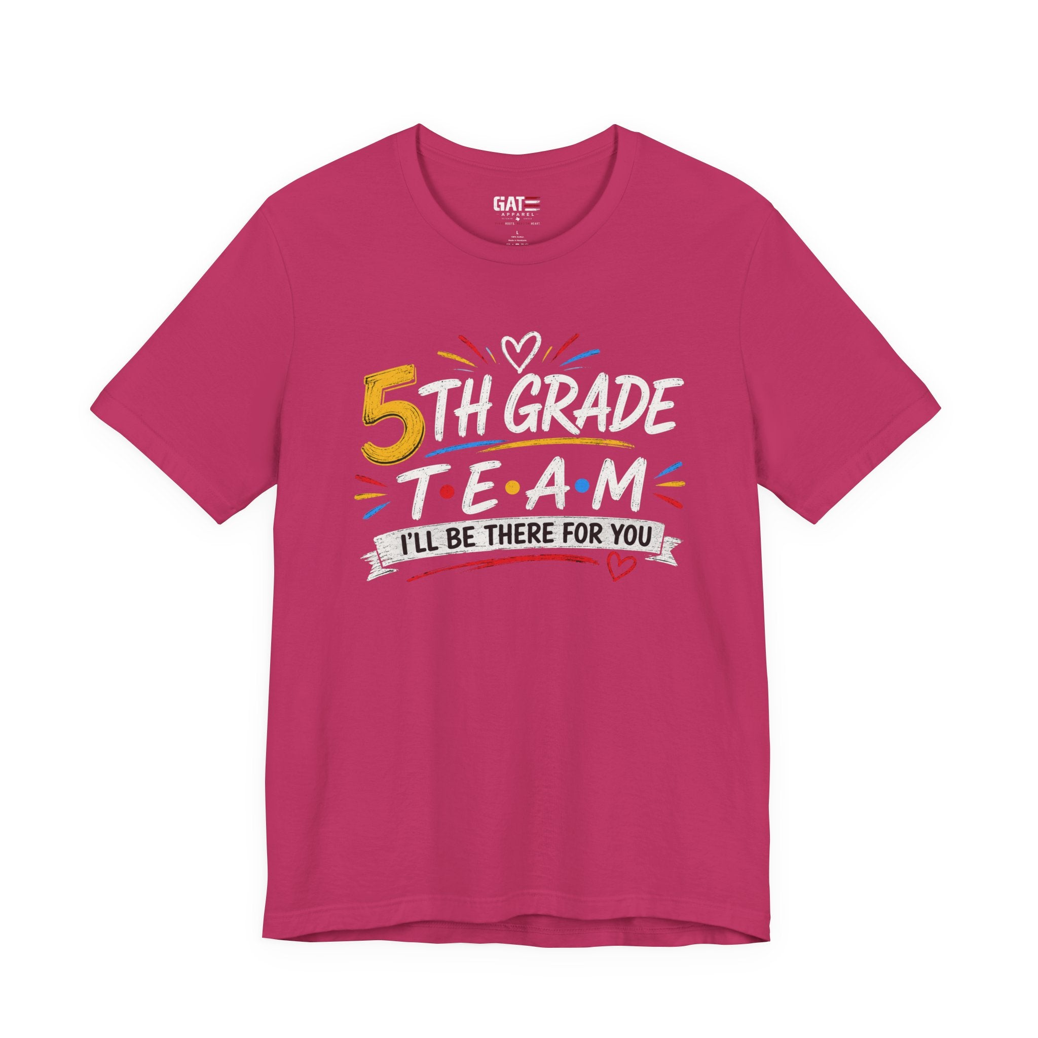 5th Grade Team Tee, Teacher Squad Shirt, Color Dot Inspired Teacher Shirt, Grade Level Team Gift, School Staff Apparel, Friends Theme
