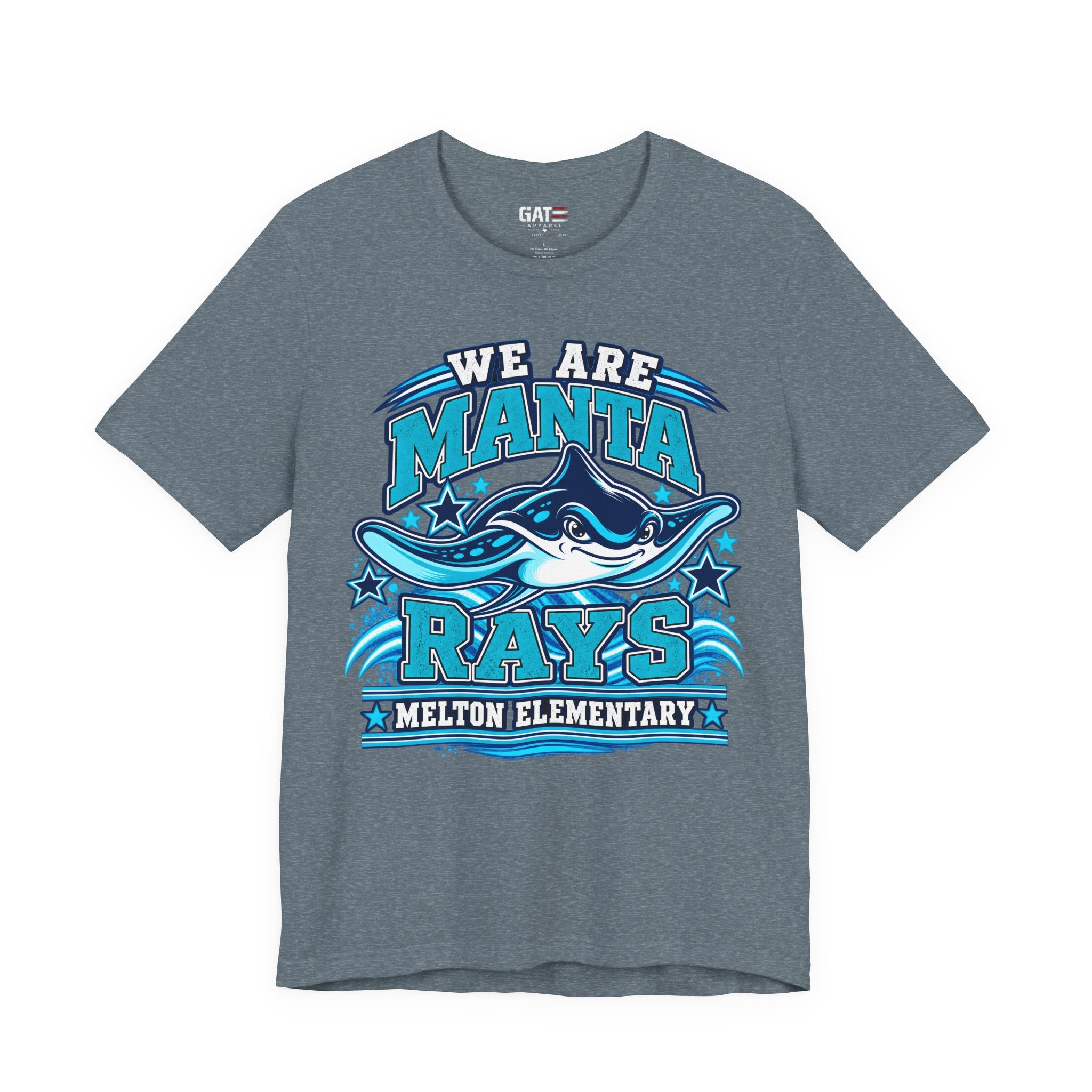 Melton Manta Rays School Tee – "We Are Manta Rays" Melton Elementary Spirit Shirt
