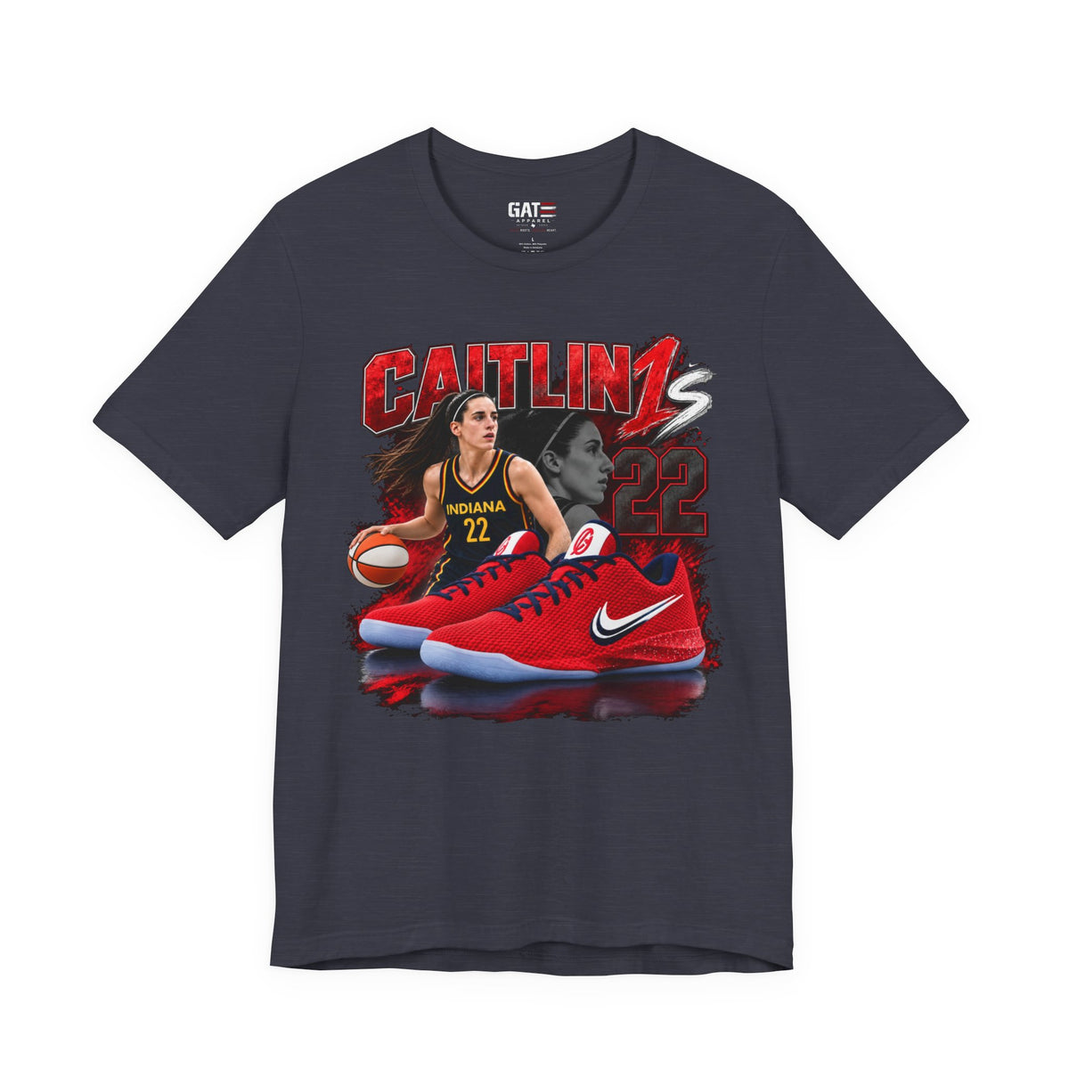 Caitlin Clark Caitlin 1s USA Reds Sneaker Shirt