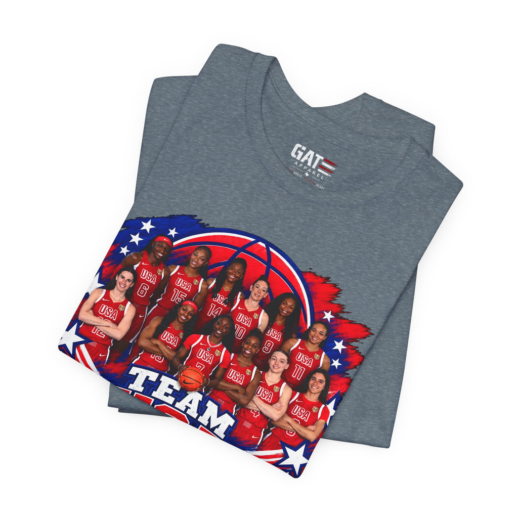 Team USA Women's Basketball Shirt | FIBA Tee 2026 Design 2