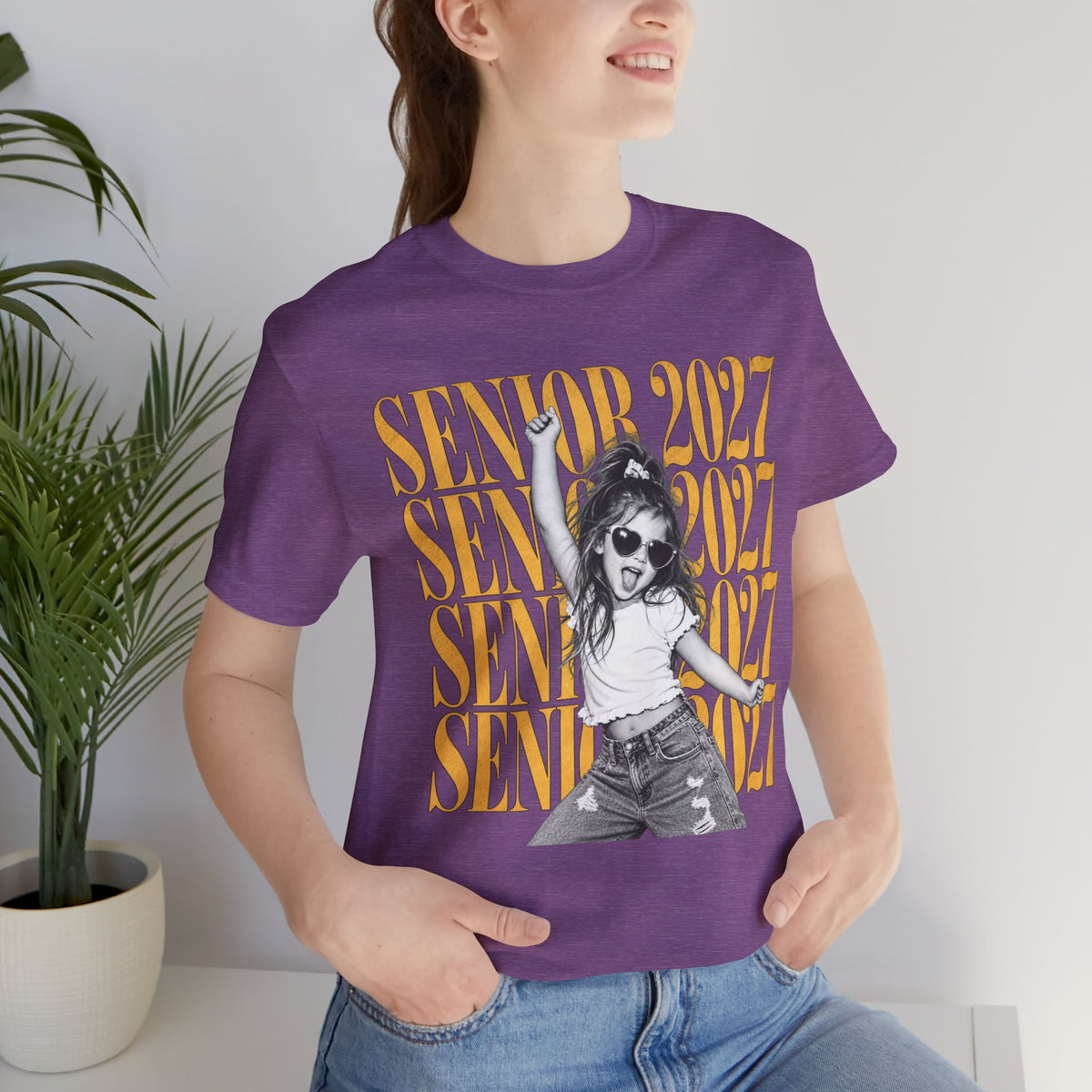 Personalized Senior 2027 Photo Shirt | Graduation Tee