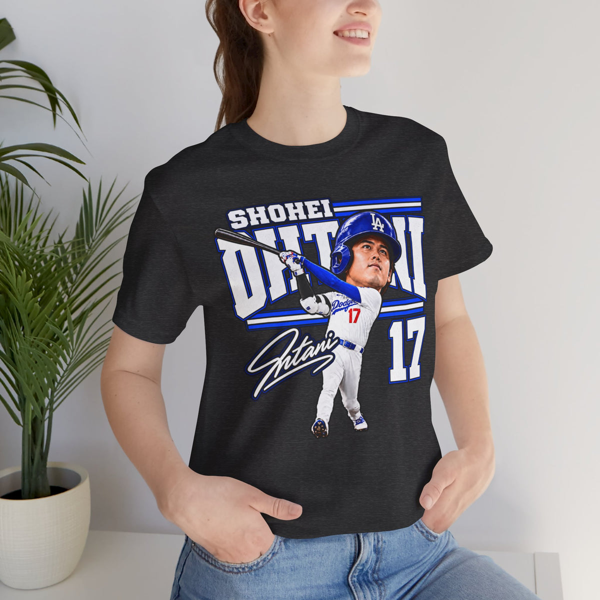 Shohei Ohtani Los Angeles Dodgers #5 Baseball Tee
