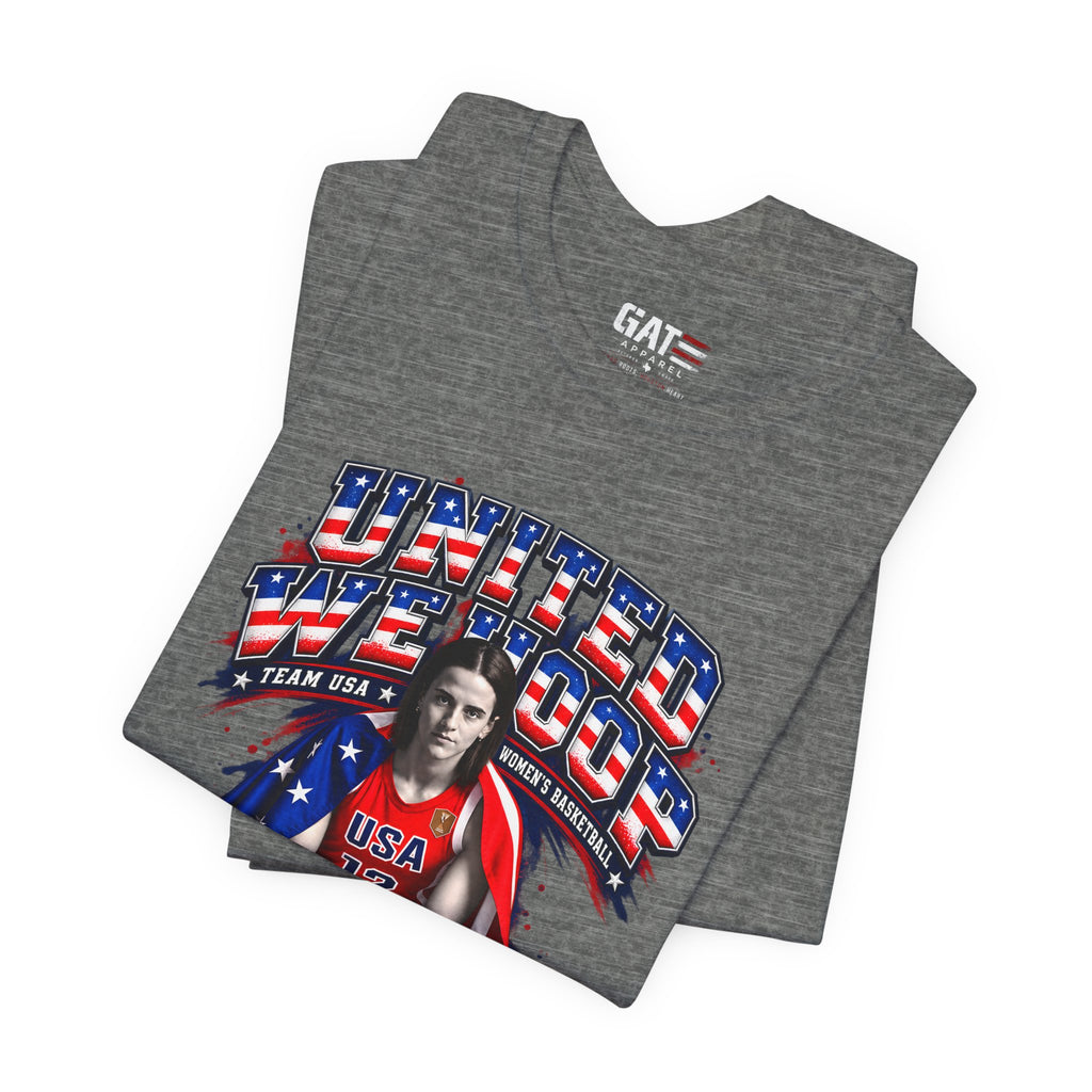 Caitlin Clark Team USA Shirt | WNBA Tee Style 2