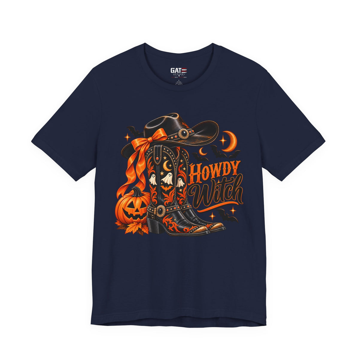 Howdy Witch Halloween Shirt | Western Cowboy Pumpkin Tee