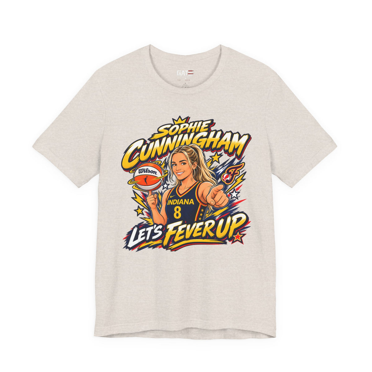 Sophie Cunningham #8 Fever Up Shirt | Indiana Fever Tee