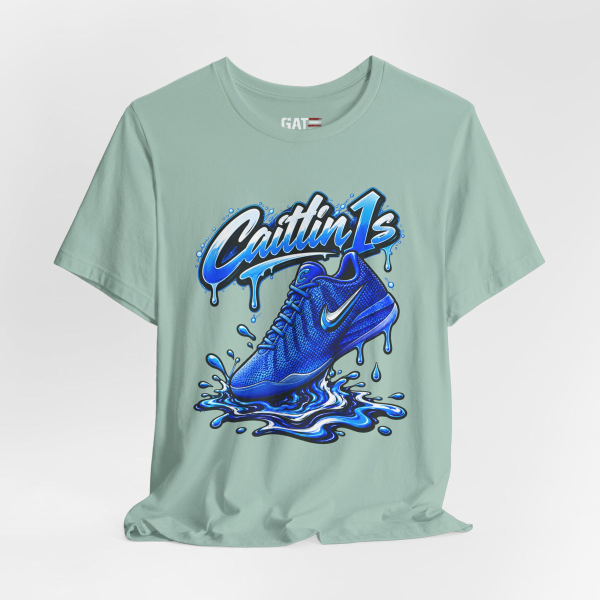 Caitlin Clark Caitlin 1s Racer Blue Drip Sneaker Shirt