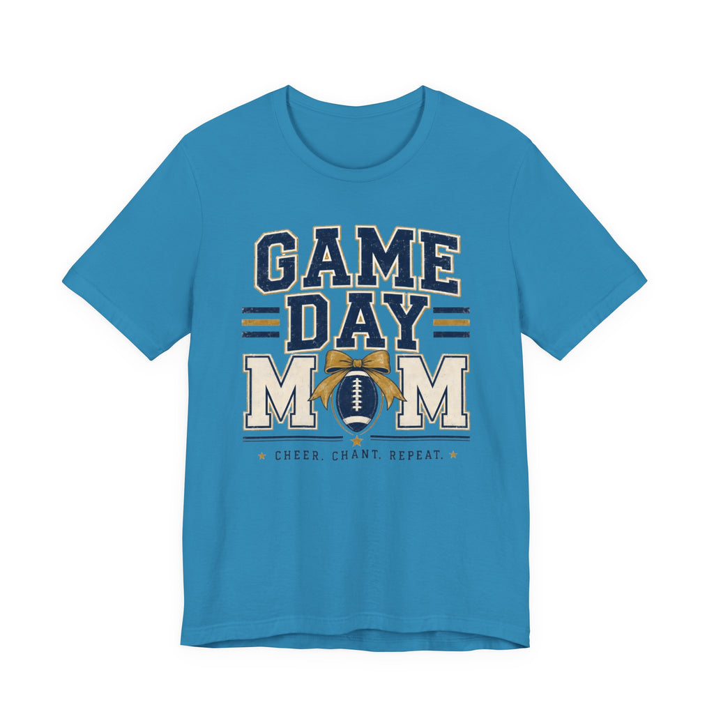 Game Day Mom T-Shirt — Football Cheer & Mom Tee ("Game Day Mom" design)