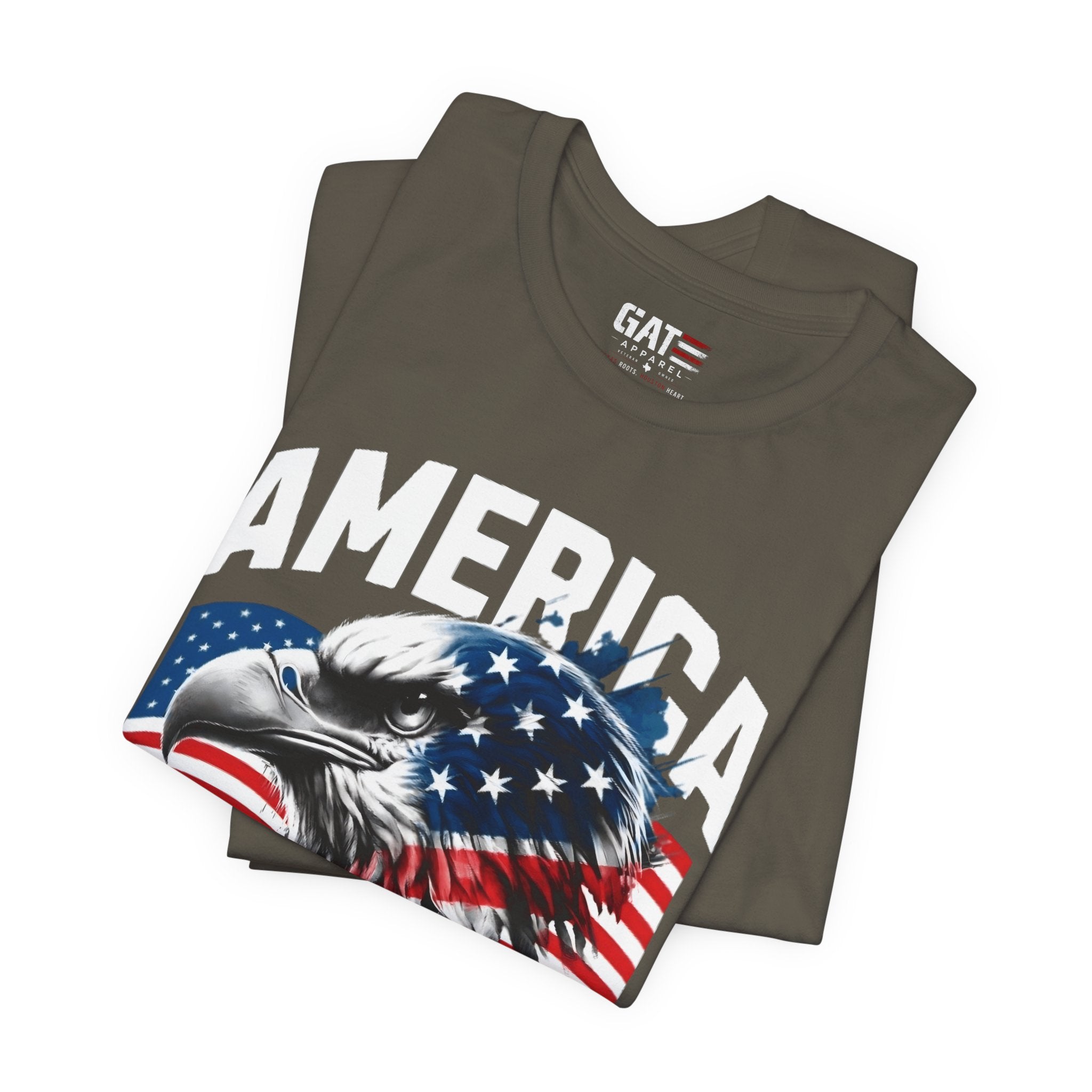 America Independence Day Shirt, Patriotic Eagle Flag Tee, 4th of July Shirt, USA Freedom Graphic T Shirt, American Pride Gift