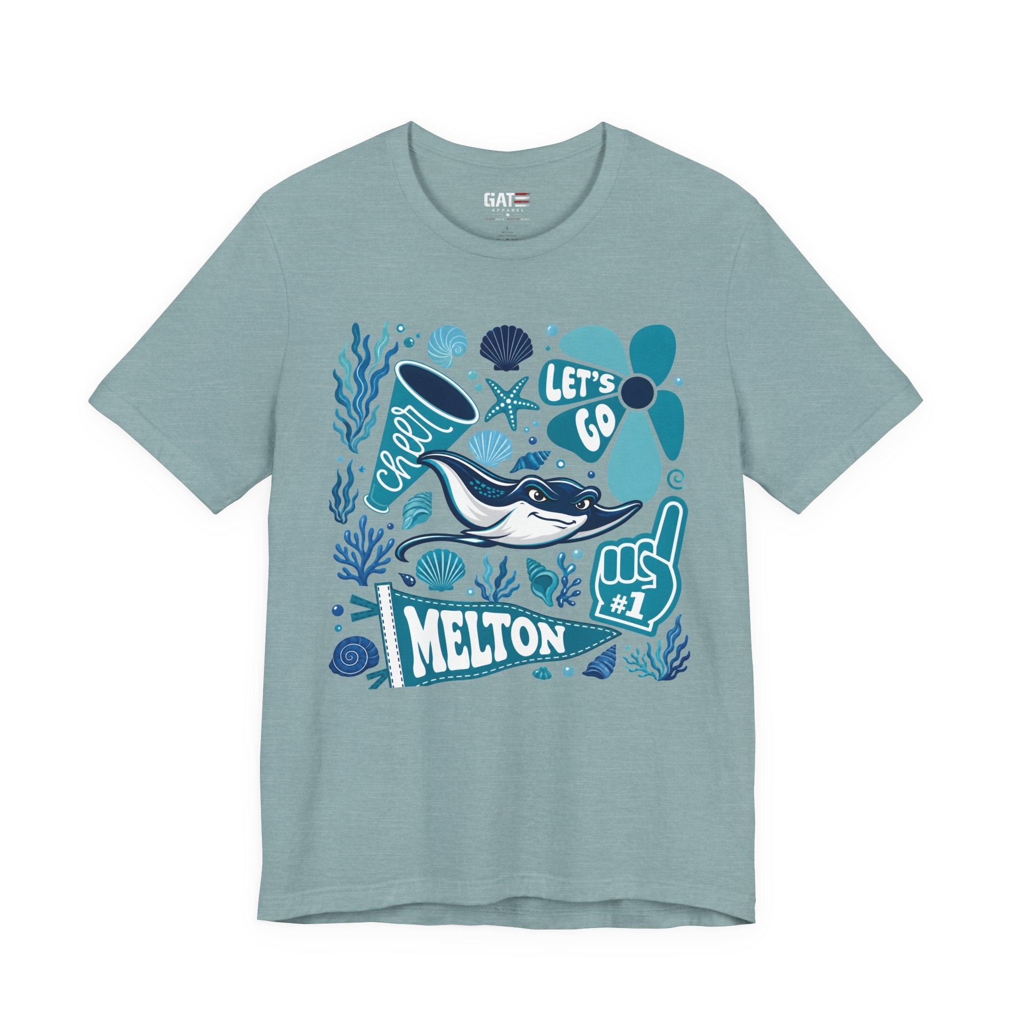 Melton Graphic Tee — 'Let's Go' Ocean Adventure T-Shirt