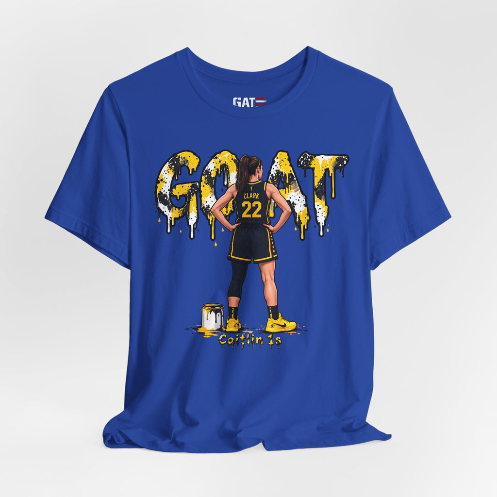 Caitlin Clark Caitlin 1s GOAT Yellow Sneaker Shirt