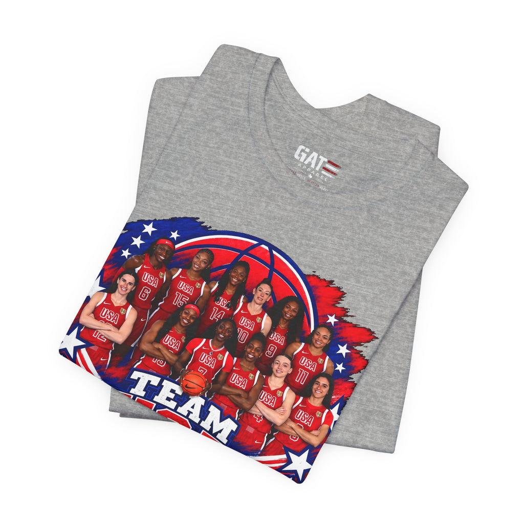 Team USA Women's Basketball Shirt | FIBA Tee 2026 Design 2