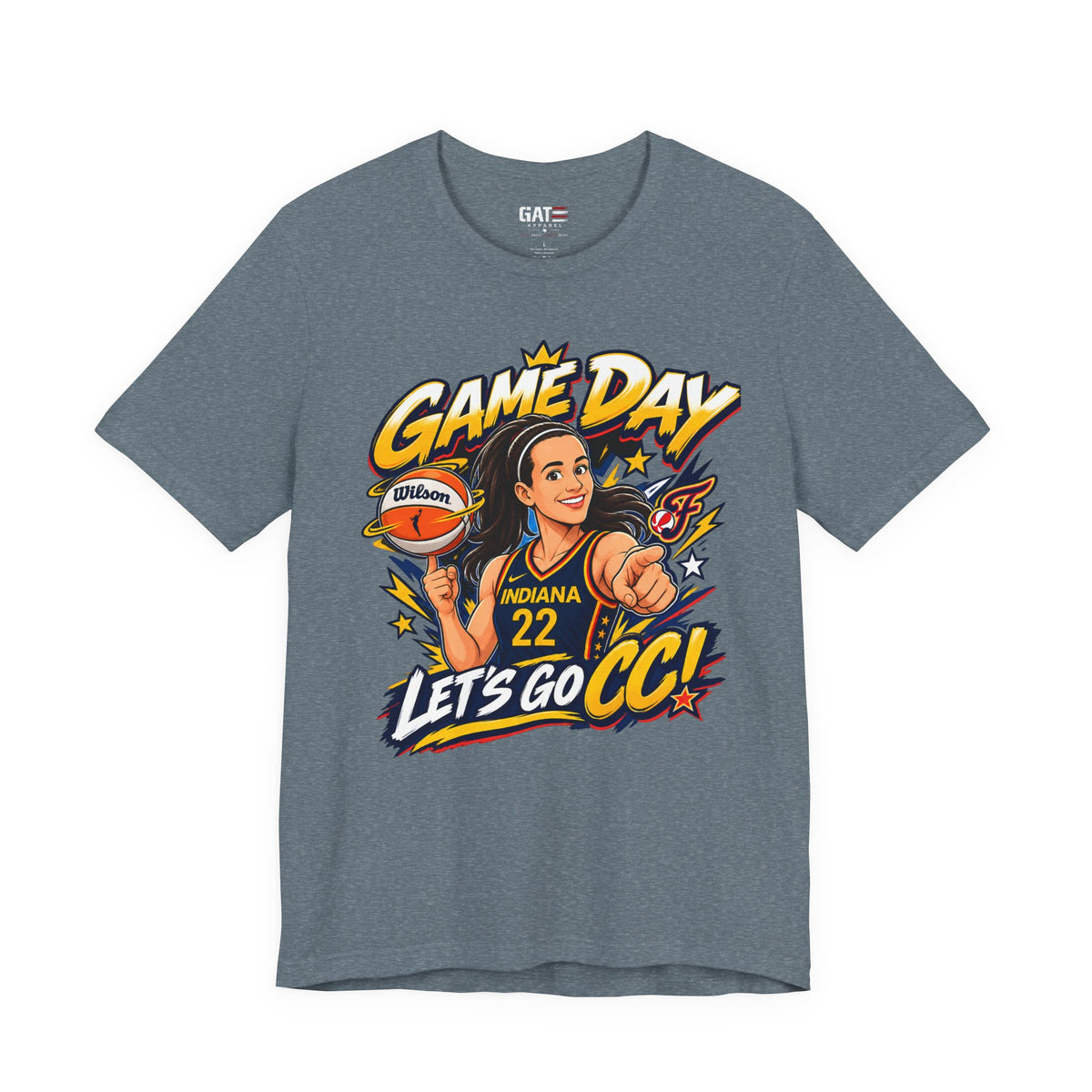 Caitlin Clark #22 Fever Up Shirt | Indiana Fever WNBA Tee