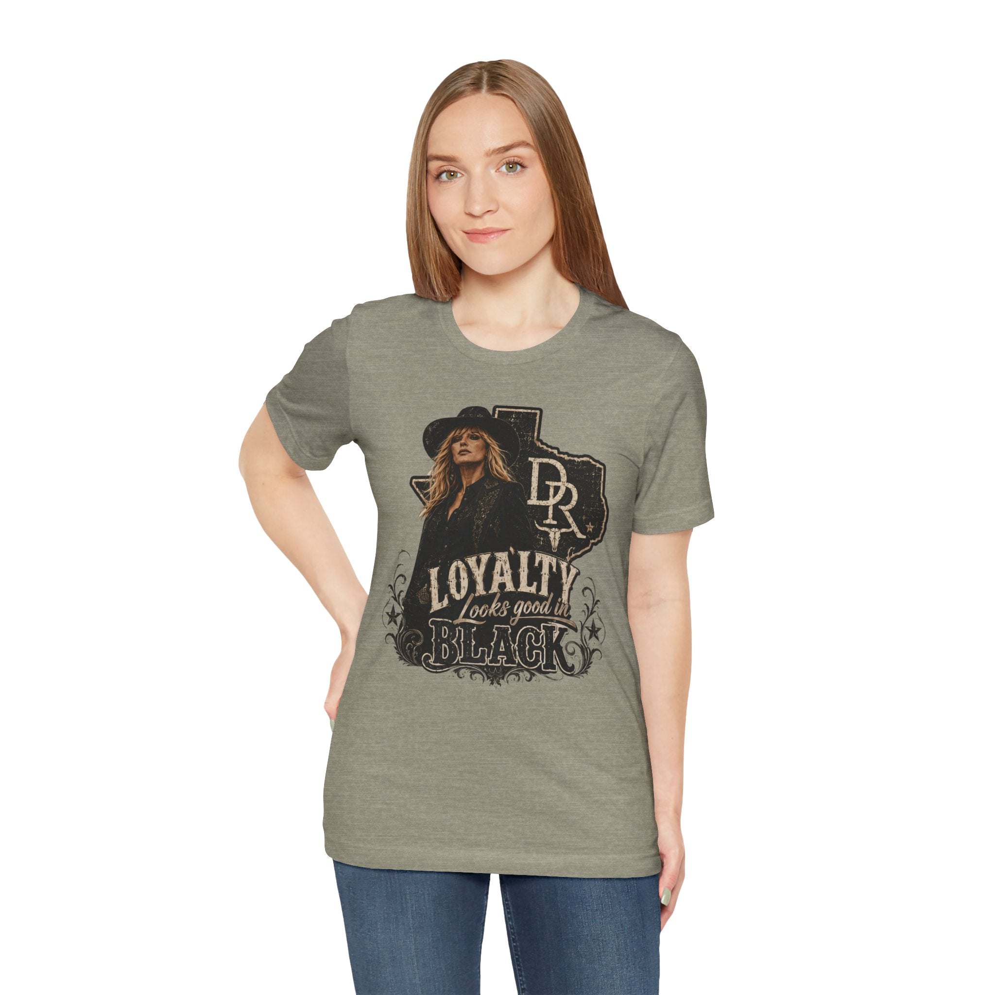 Beth Dutton|Loyalty Looks Good in Black Tee — Texas Country Music Graphic T-Shirt