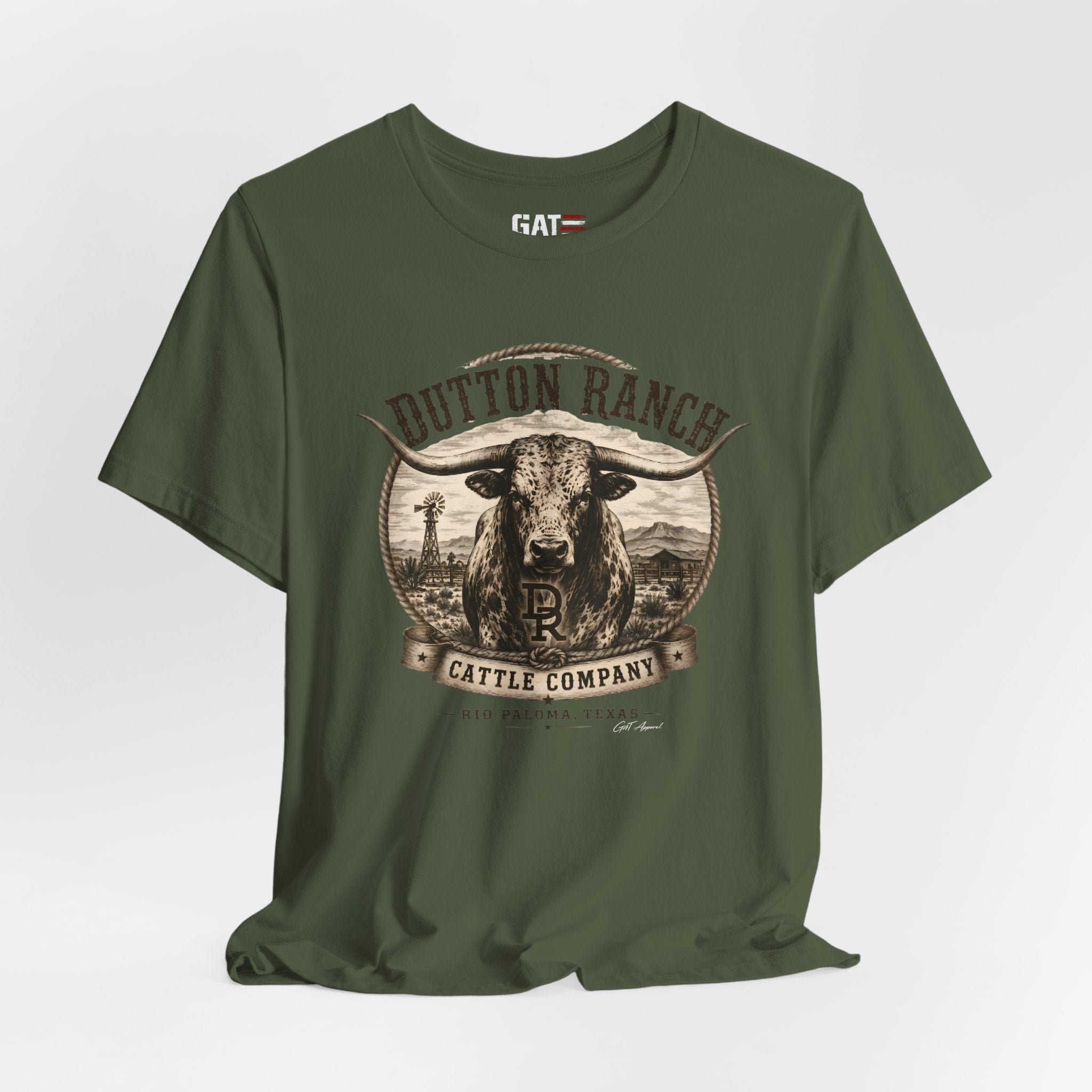 Dutton Ranch Cattle Company Shirt | Yellowstone Inspired Longhorn Tee