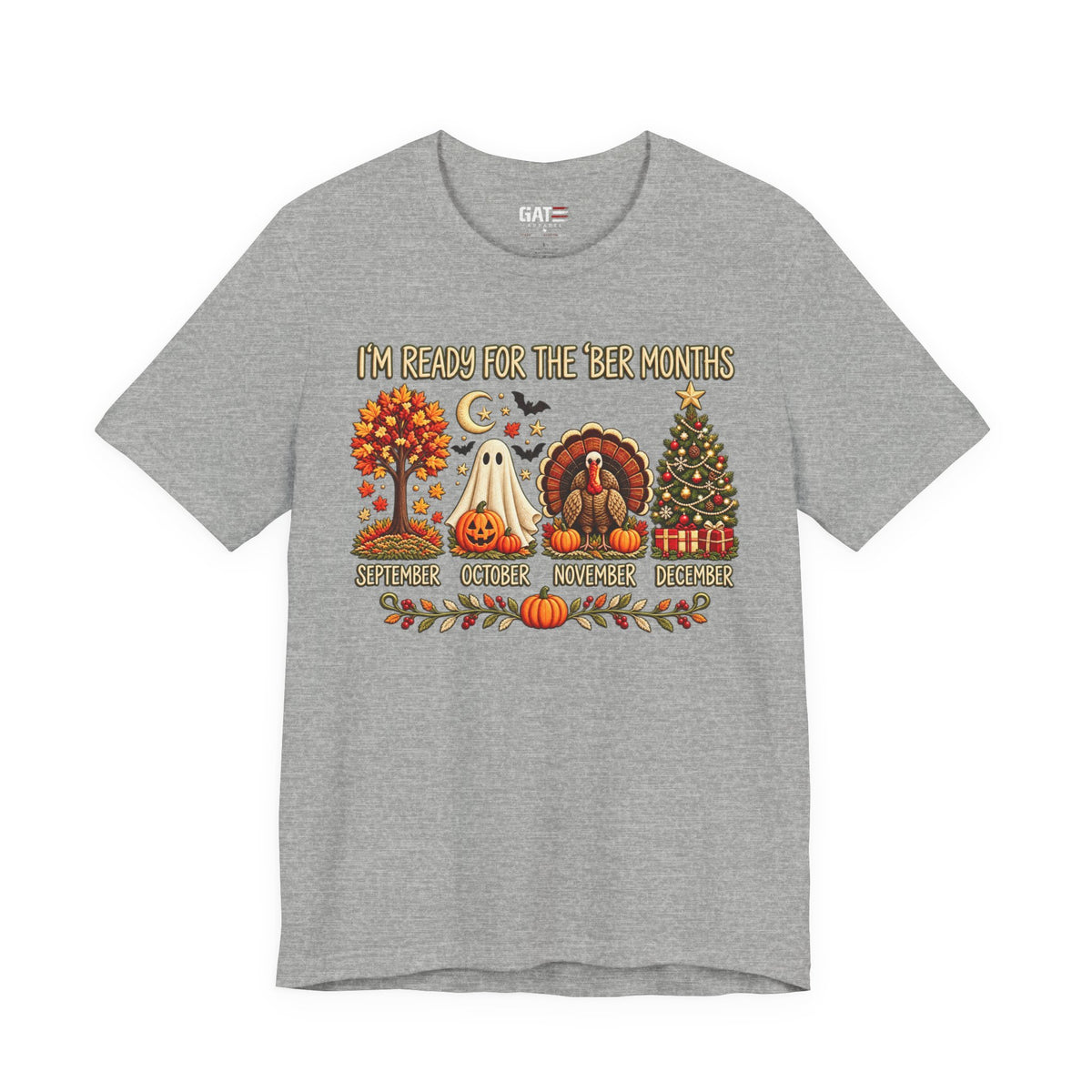 September to December Shirt | Fall Thanksgiving Christmas Tee
