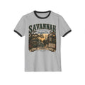 Savannah Georgia Ringer T-Shirt — Historic ‘Hostess City’ Vintage Travel Tee
