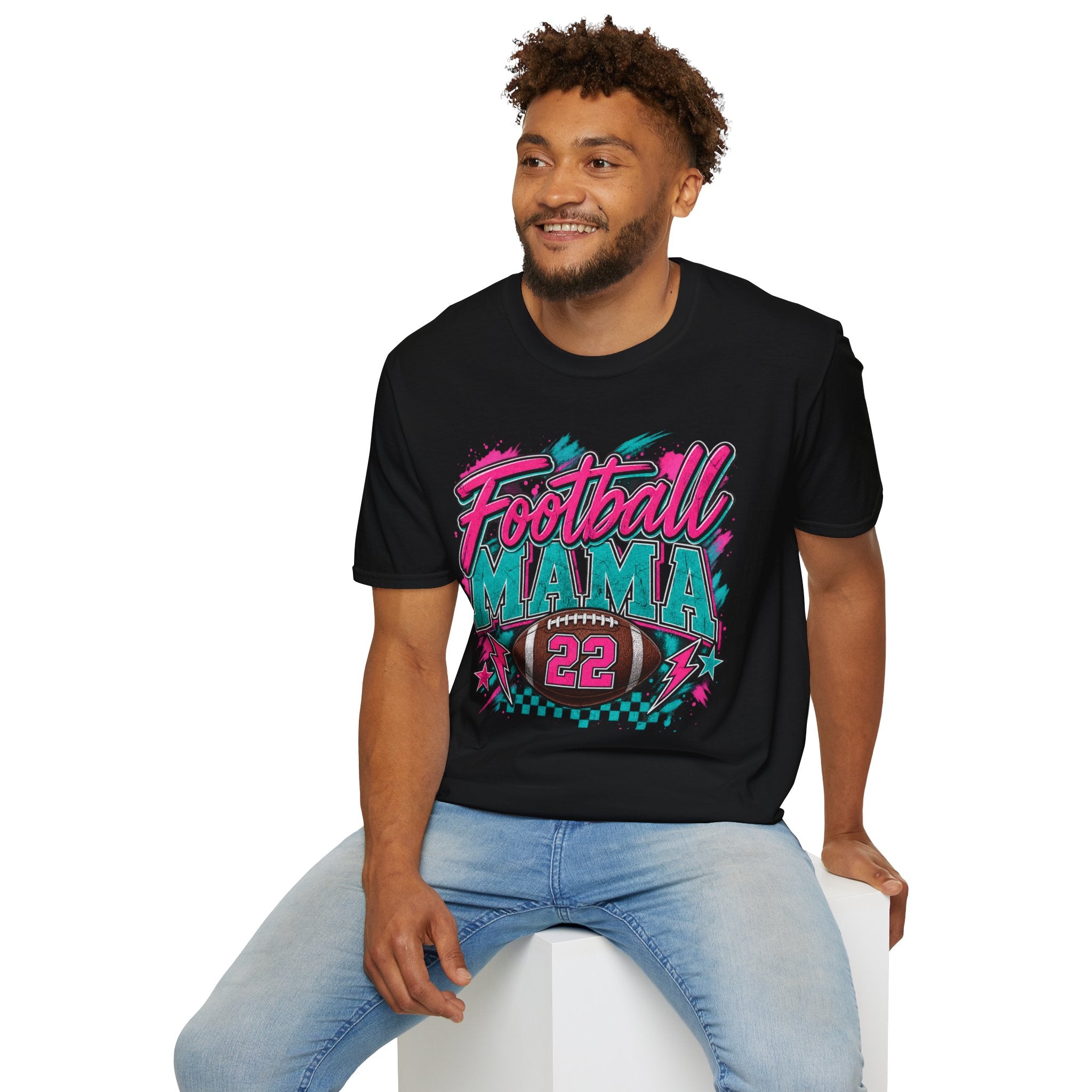 Football Mom Personalized Shirt Custom Player Name Number Game Day Tee