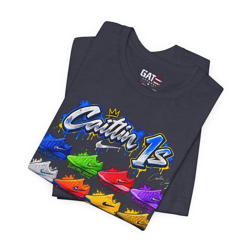 Caitlin Clark Caitlin 1s Sneaker Shirt | Indiana Fever Tee