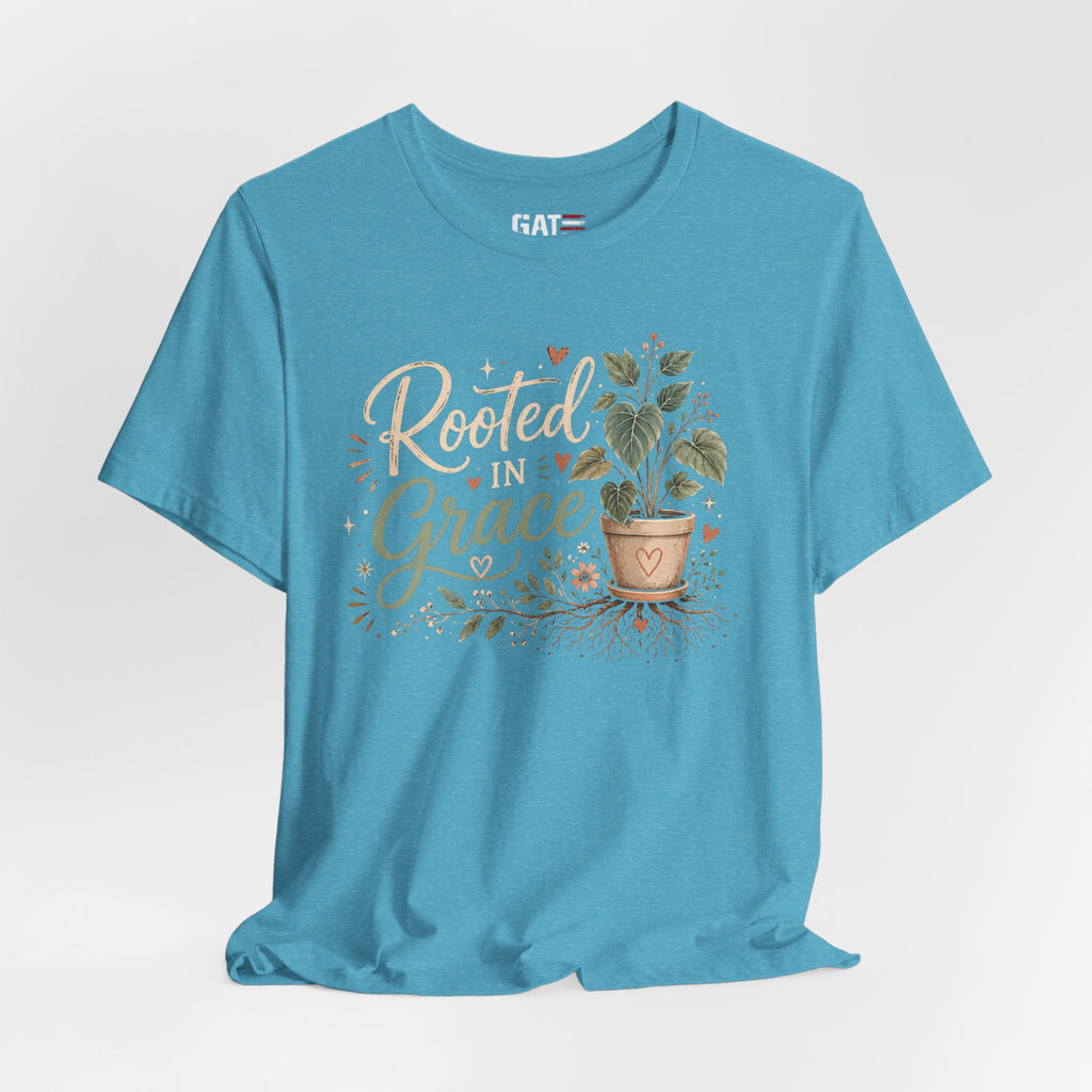 Christian Plant Lover Shirt for Women, Faith Based Gardening Tee, Houseplant Graphic Shirt, Botanical Christian Gift, Plant Mom Apparel