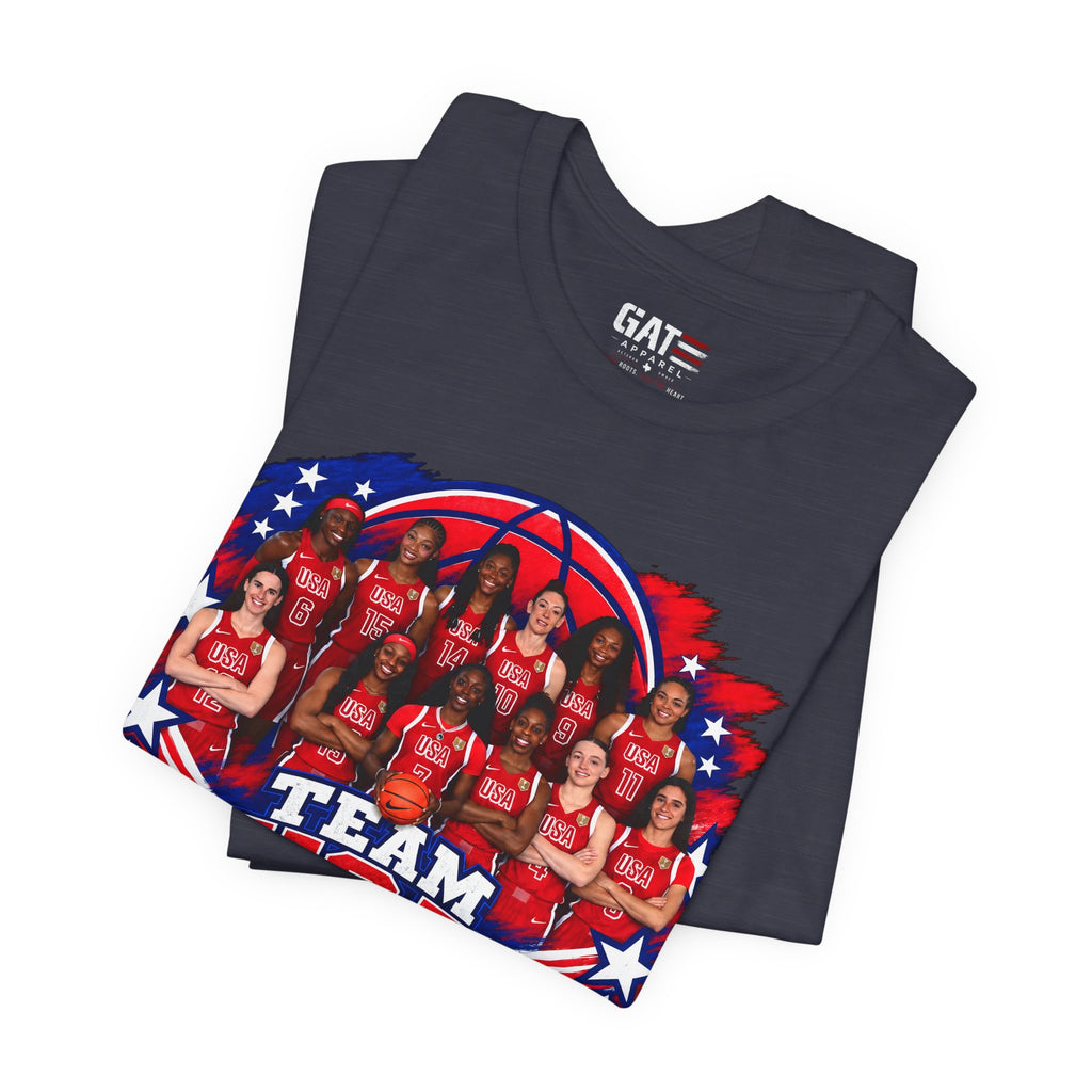 Team USA Women's Basketball Shirt | FIBA Tee 2026 Design 2