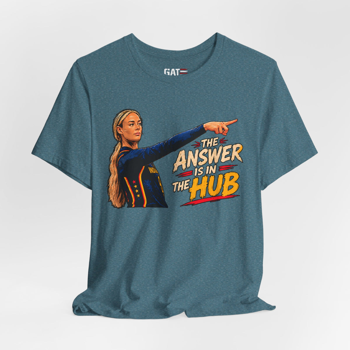 The Answer Is In The Hub Shirt | School Graphic Tee