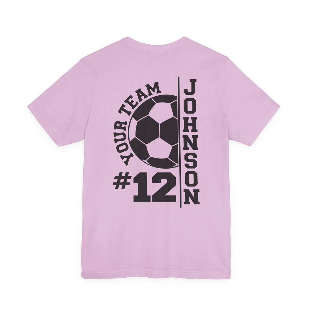 Soccer Mom Tee — Personalized Back Number & Name Soccer Shirt
