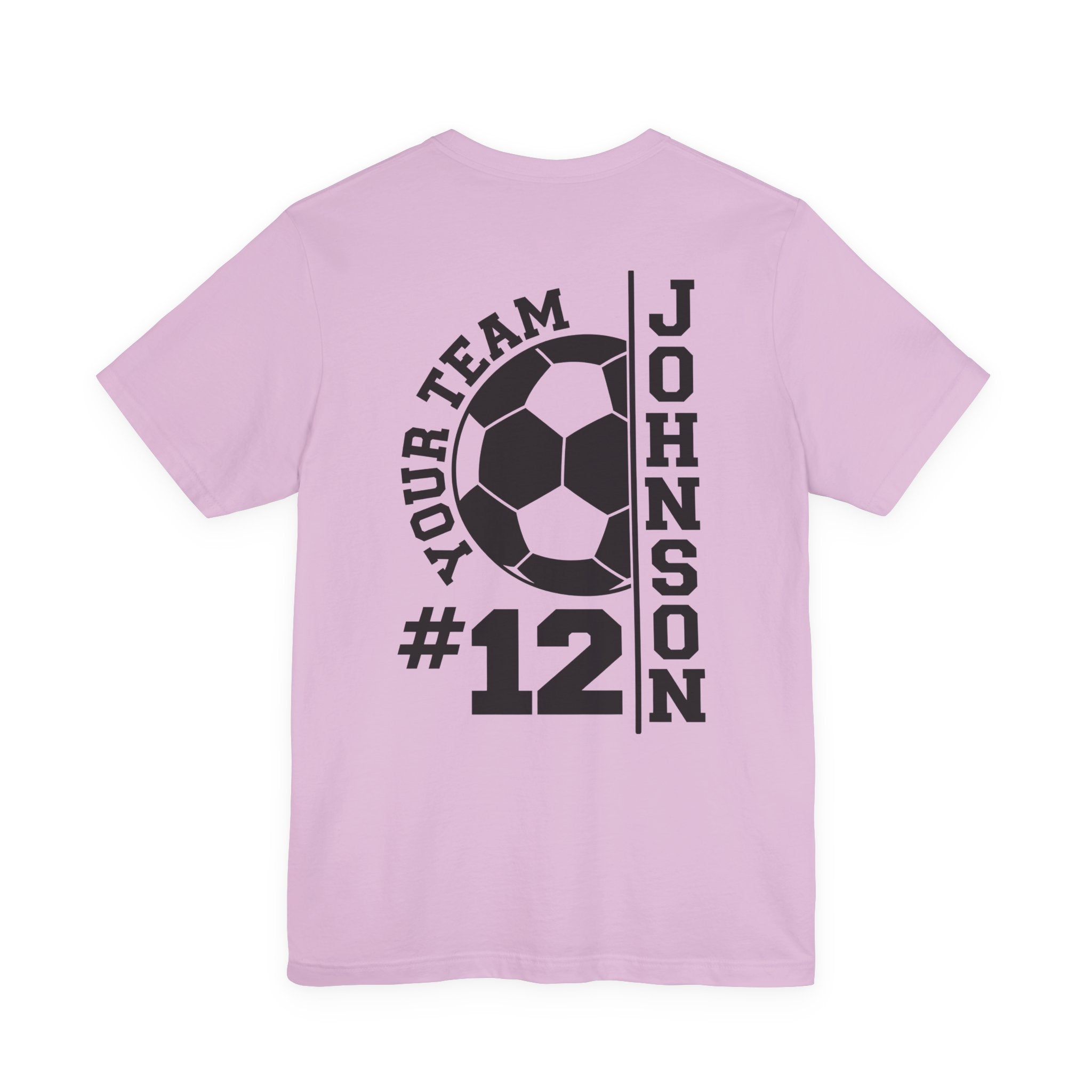 Soccer Mom Tee — Personalized Back Number & Name Soccer Shirt