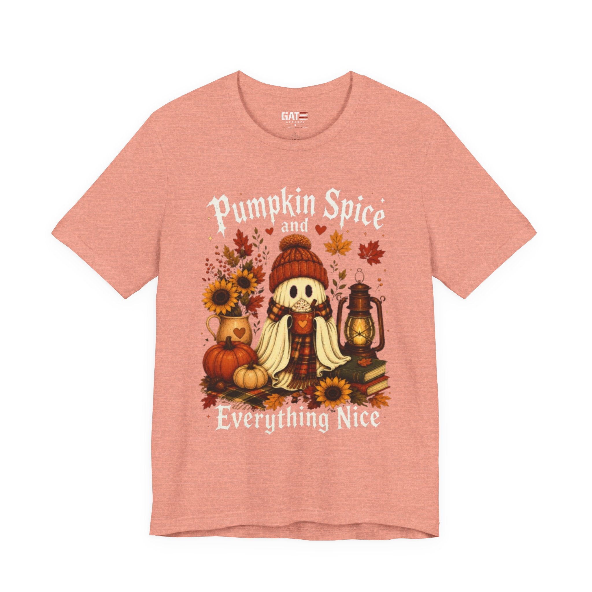 Pumpkin Spice Everything Nice Tee — Fall Scarecrow & Pumpkins Autumn Graphic Shirt