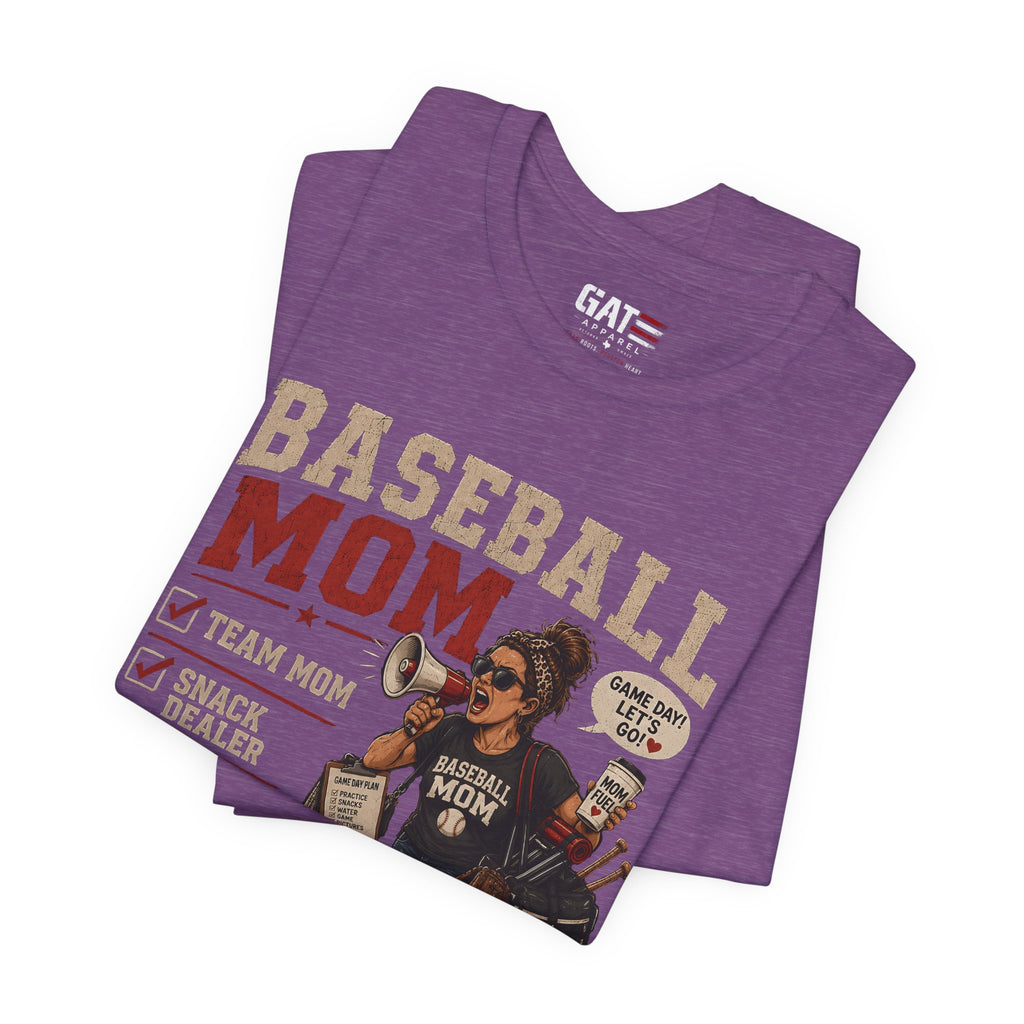 Baseball Mom Shirt, Baseball Mom Gift, Team Mom Shirt, Sports Mom Tee, Game Day Mom Shirt, Baseball Mama Shirt, Snack Dealer, Biggest Fan