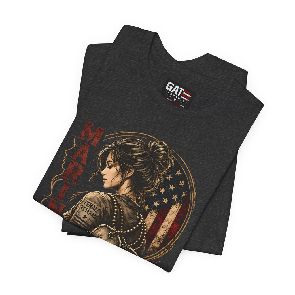Female Marine Veteran Shirt Women Veteran Tee, Female Veteran Gift, Patriotic Military Shirt Women