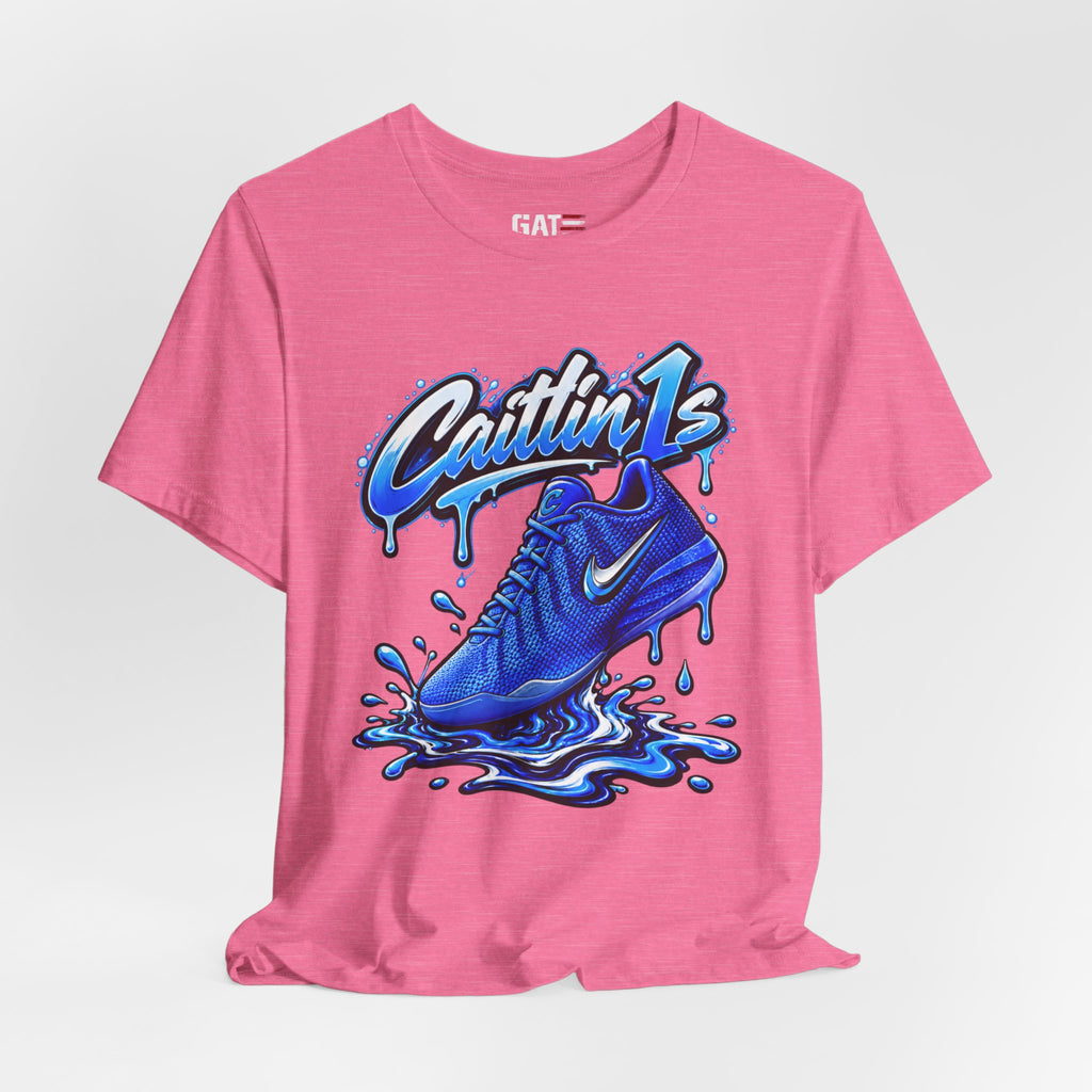 Caitlin Clark Caitlin 1s Racer Blue Drip Sneaker Shirt
