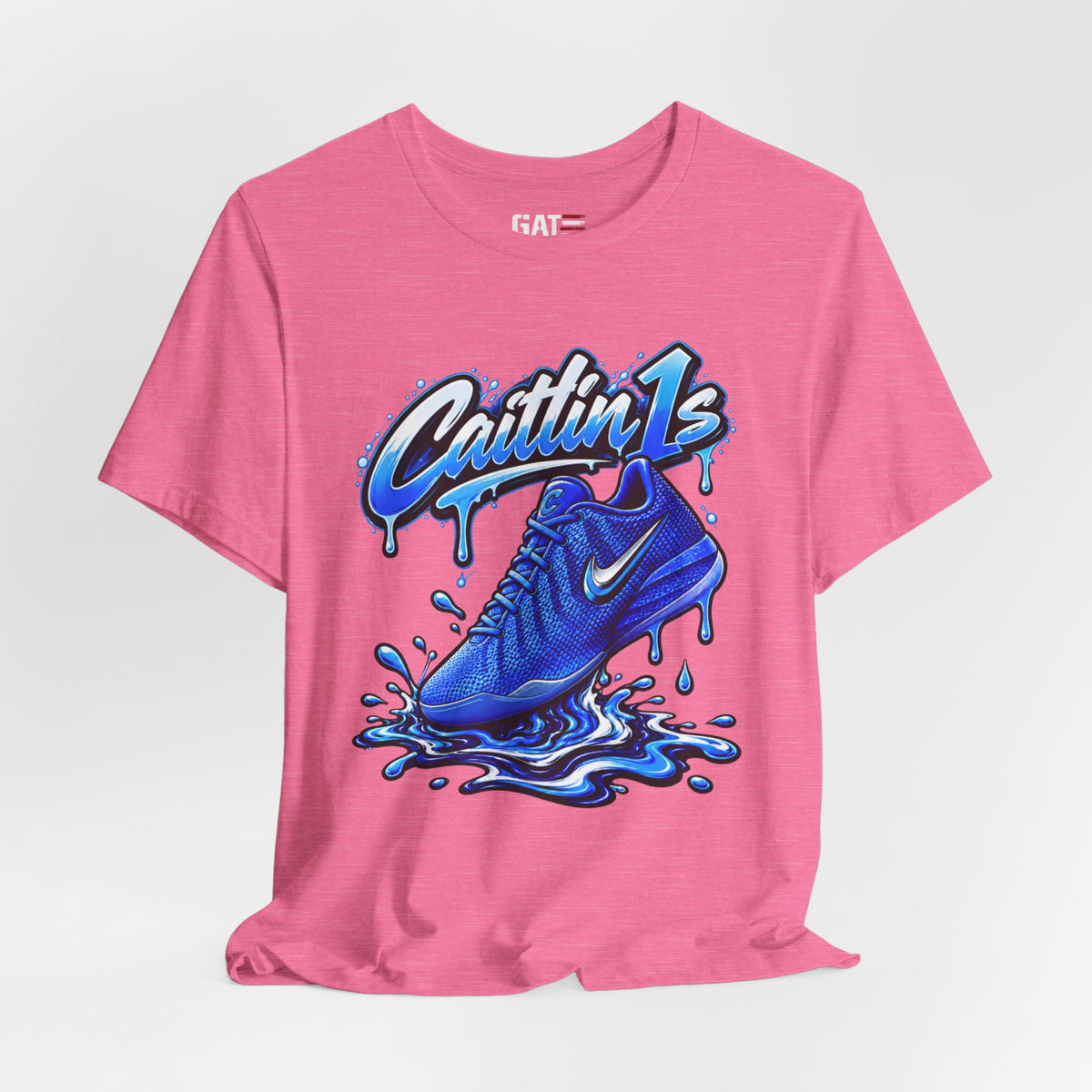 Caitlin Clark Caitlin 1s Racer Blue Drip Sneaker Shirt