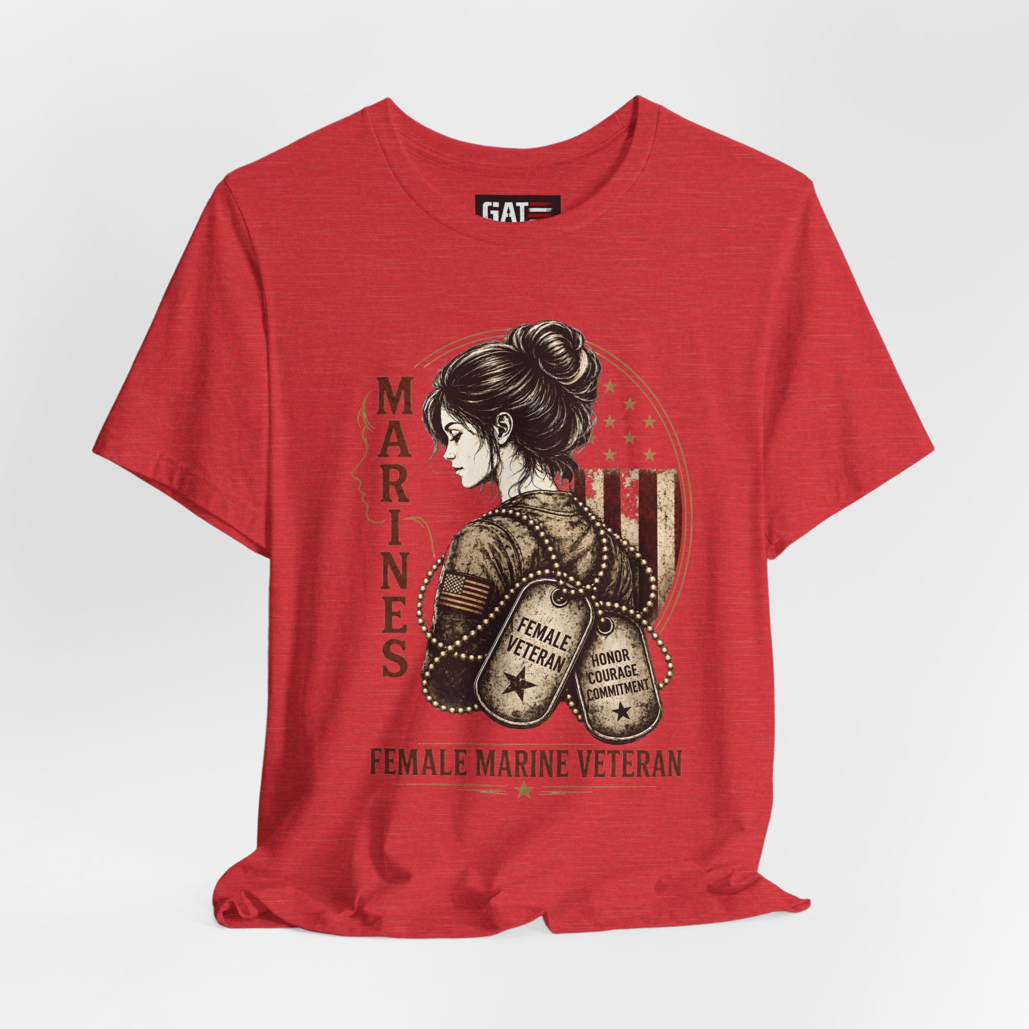 Female Marine Veteran Shirt Women Veteran Tee, Female Veteran Gift, Patriotic Military Shirt Women