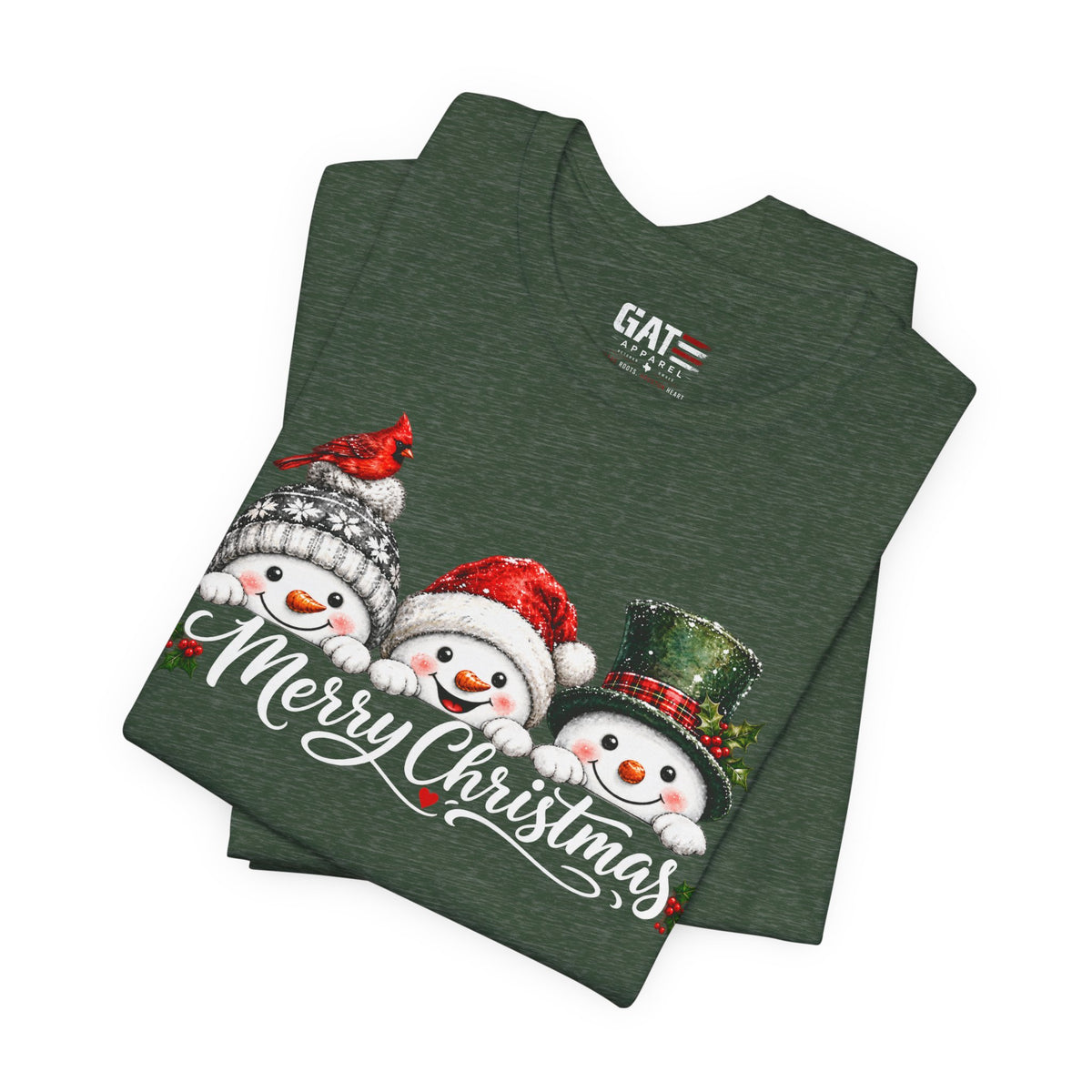 Merry Christmas Snowman Shirt - product mockup view 19