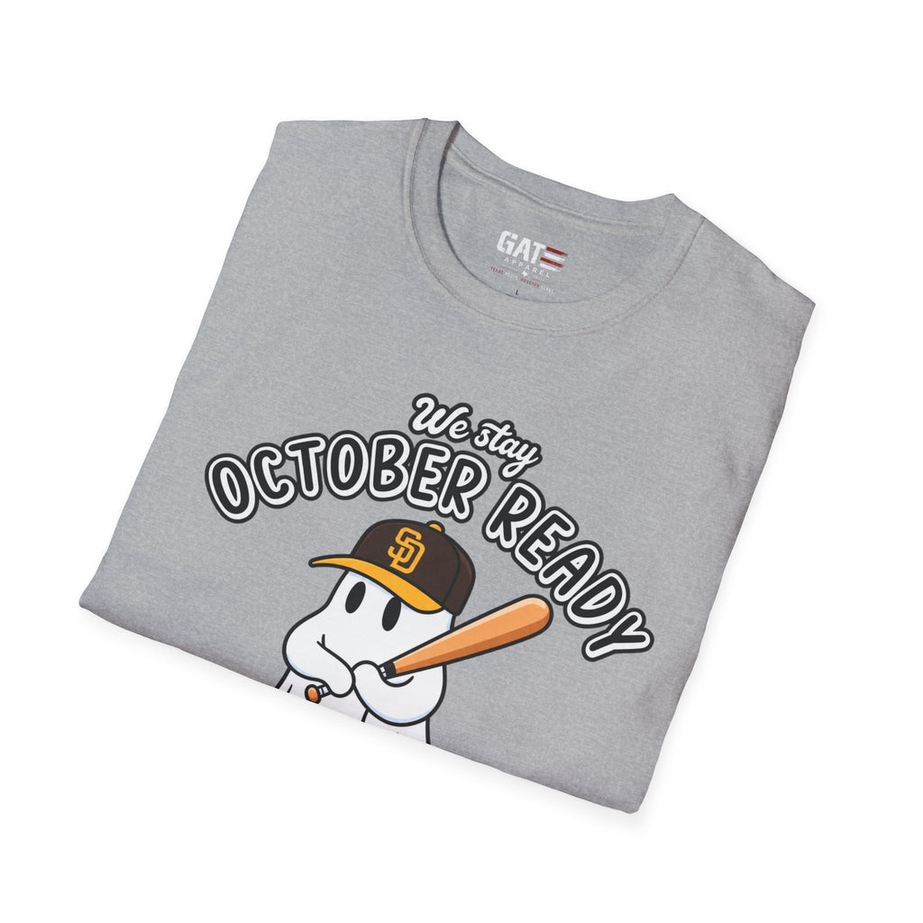 San Diego Padres ghost baseball tee mockup