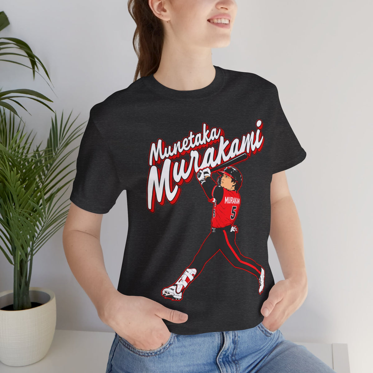 Munetaka Murakami Baseball Player Tee — Retro Japan Pro Baseball T-Shirt