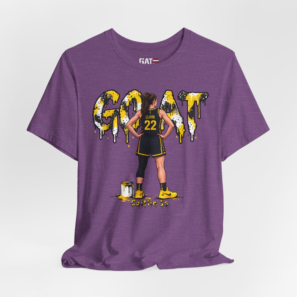 Caitlin Clark Caitlin 1s GOAT Yellow Sneaker Shirt