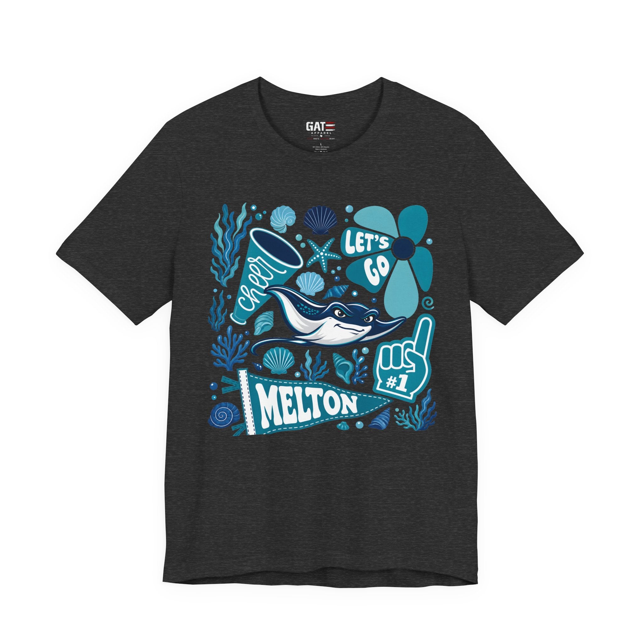 Melton Graphic Tee — 'Let's Go' Ocean Adventure T-Shirt