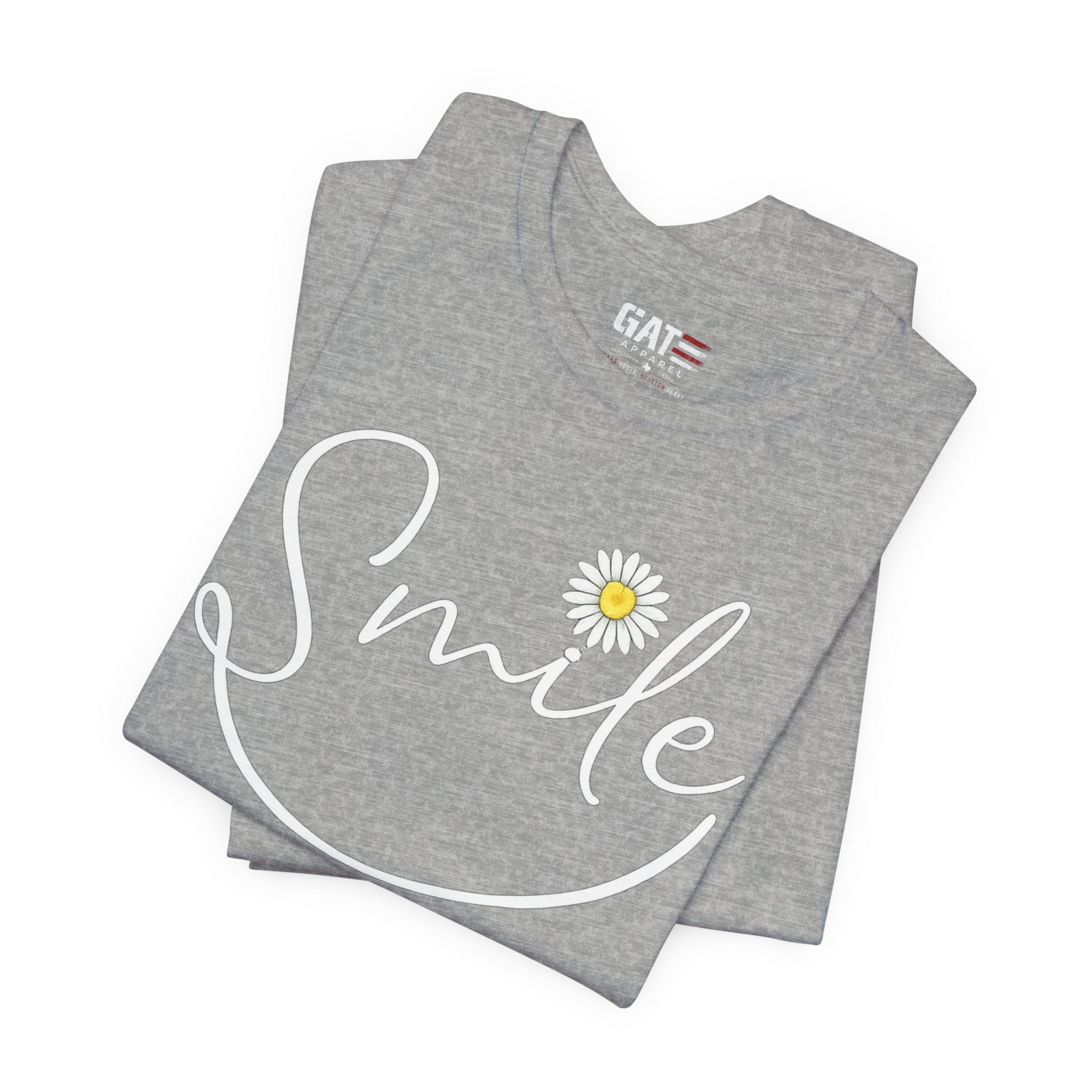 Smile Daisy Tee — Women's Floral Graphic T-Shirt