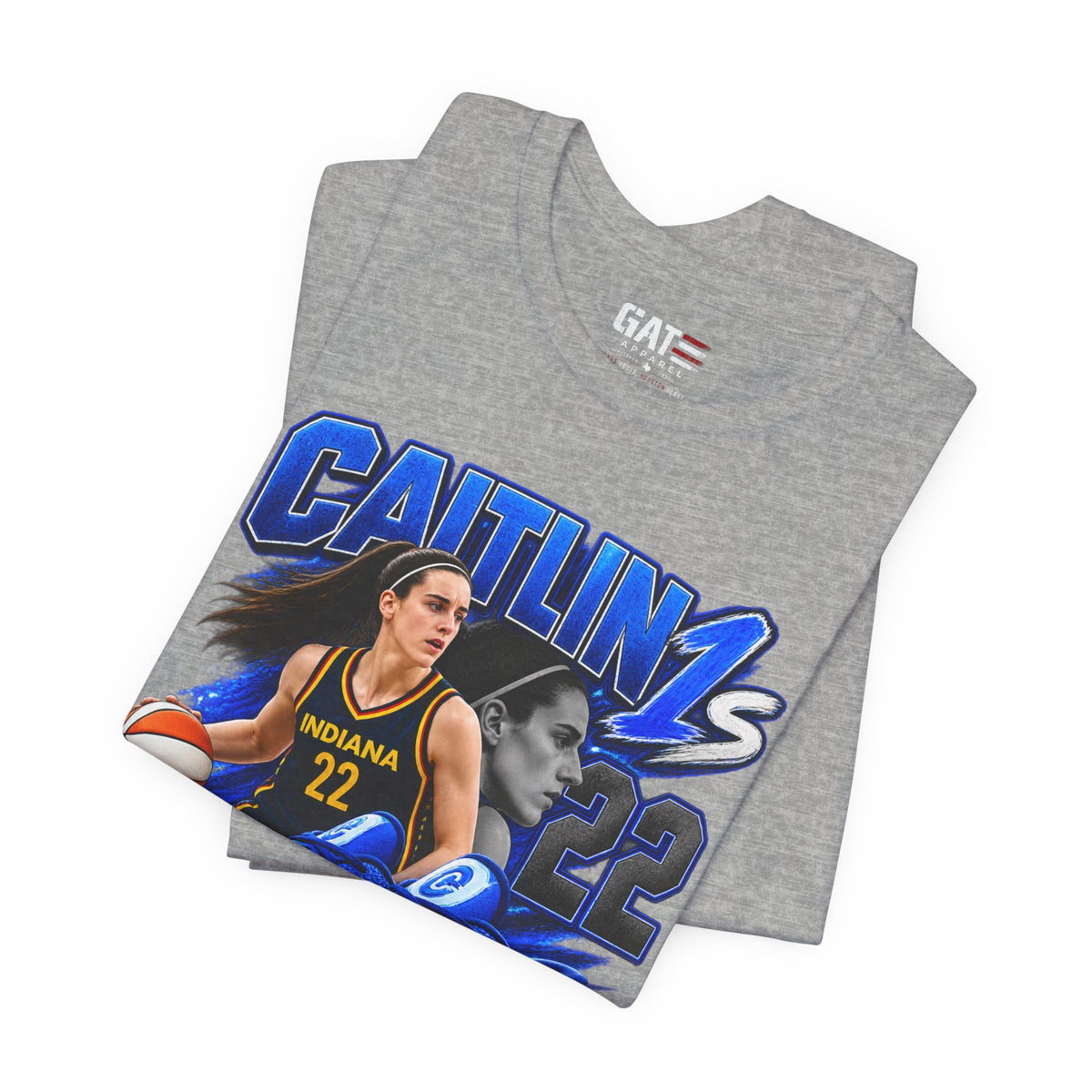 Caitlin Clark Caitlin 1s Blue Racer Sneaker Shirt