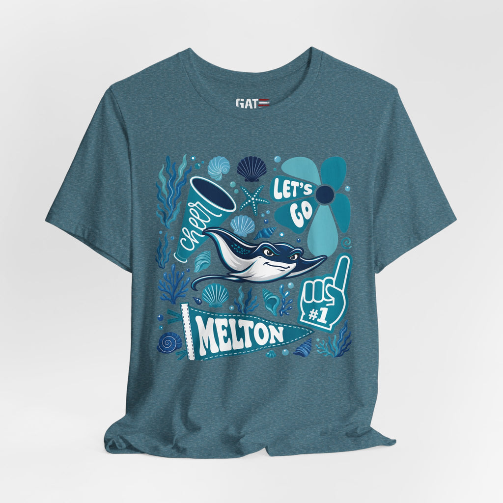 Melton Graphic Tee — 'Let's Go' Ocean Adventure T-Shirt