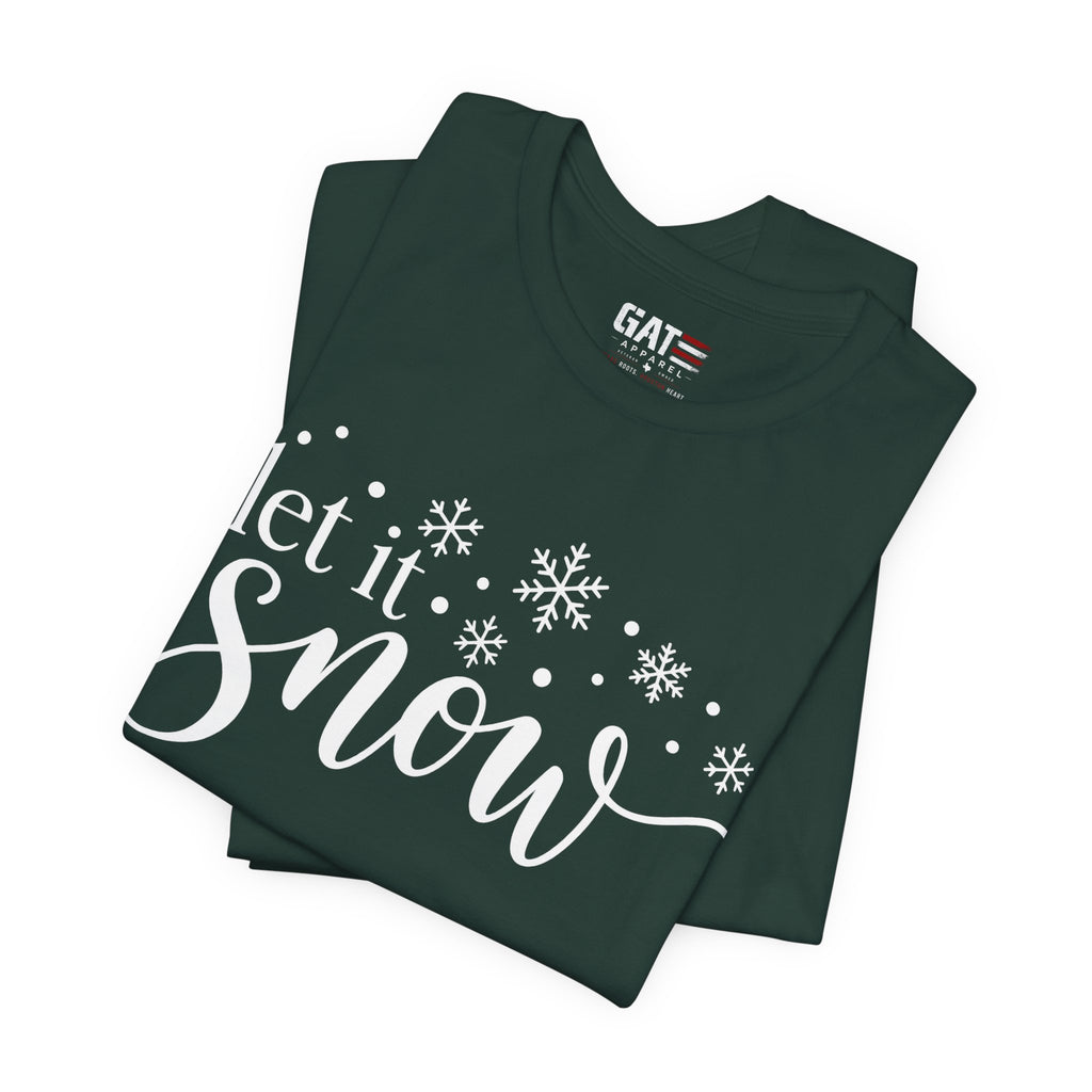 Let It Snow Winter Shirt - product mockup view 35