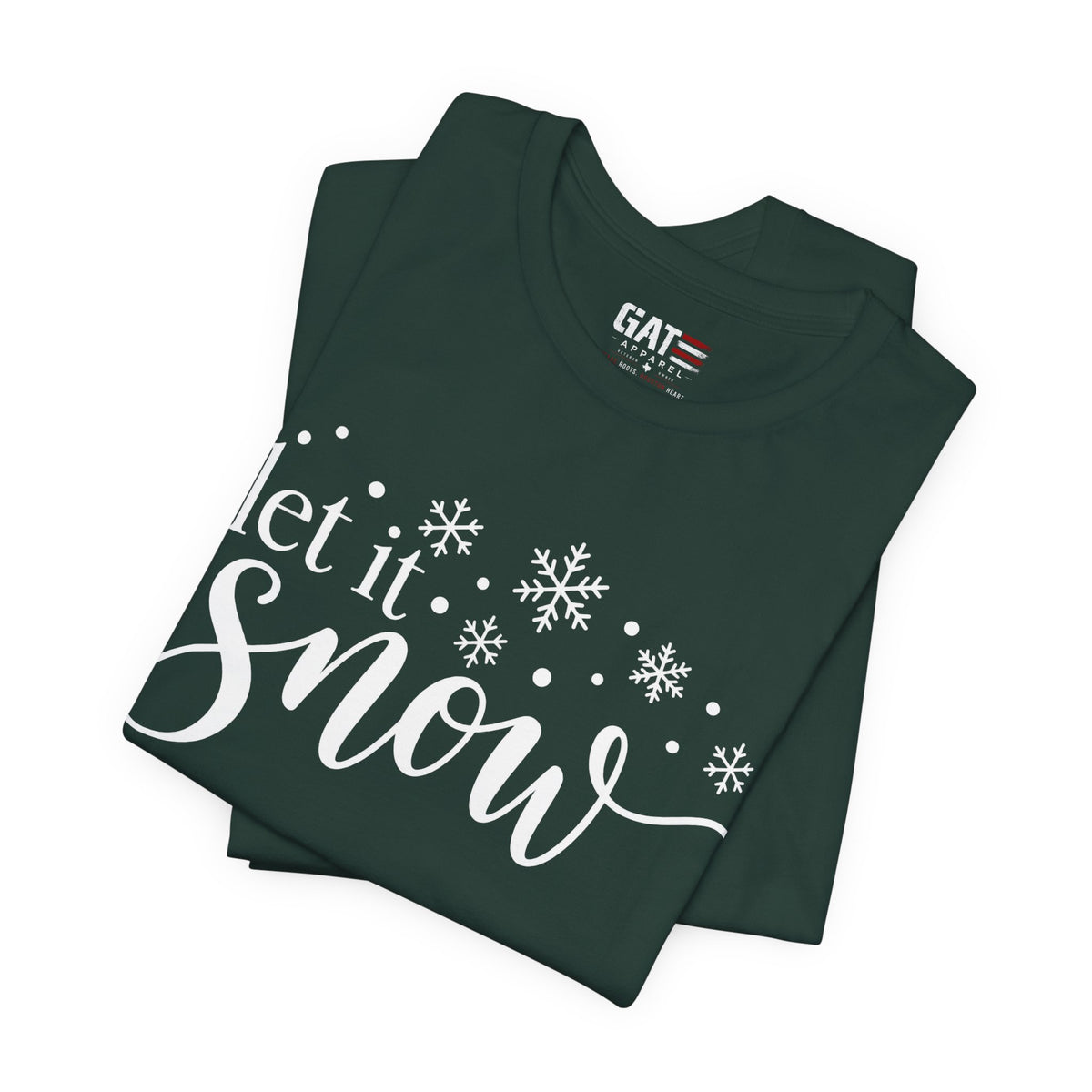 Let It Snow Winter Shirt - product mockup view 35