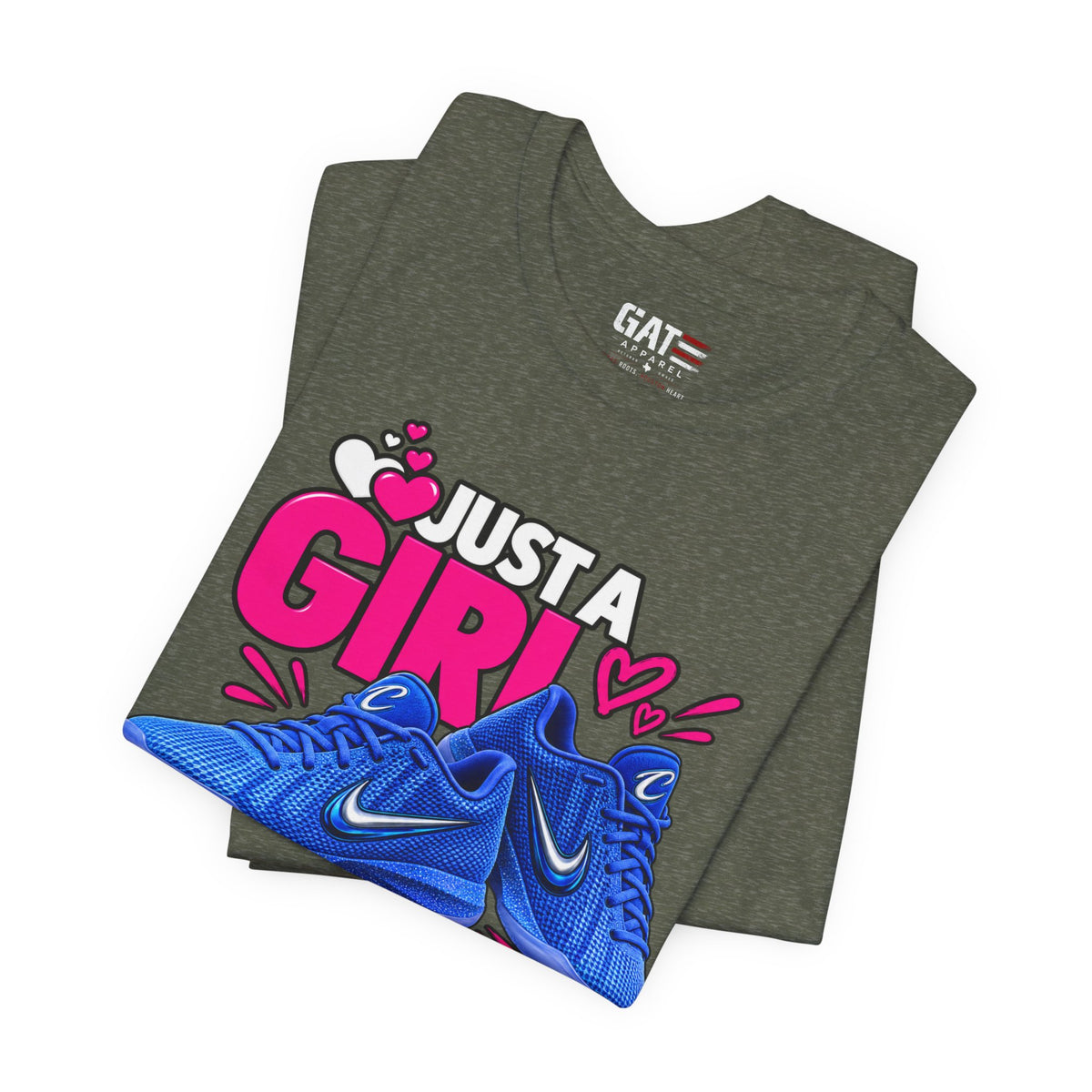 Caitlin Clark Caitlin 1s Just a Girl Sneaker Shirt | Style 1