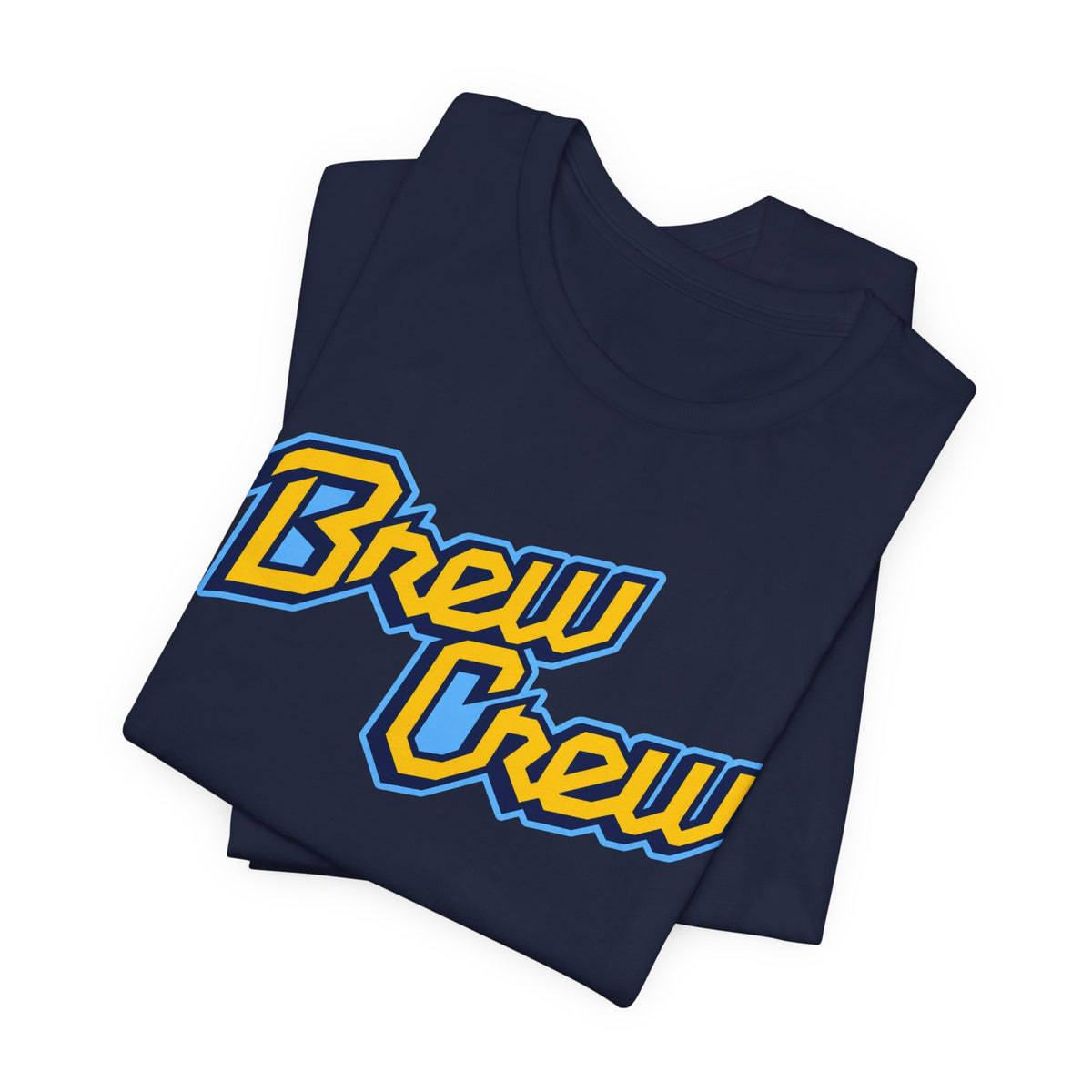 Milwaukee Brewers Brew Crew blue and gold lettering T-shirt - alternate product photo 19