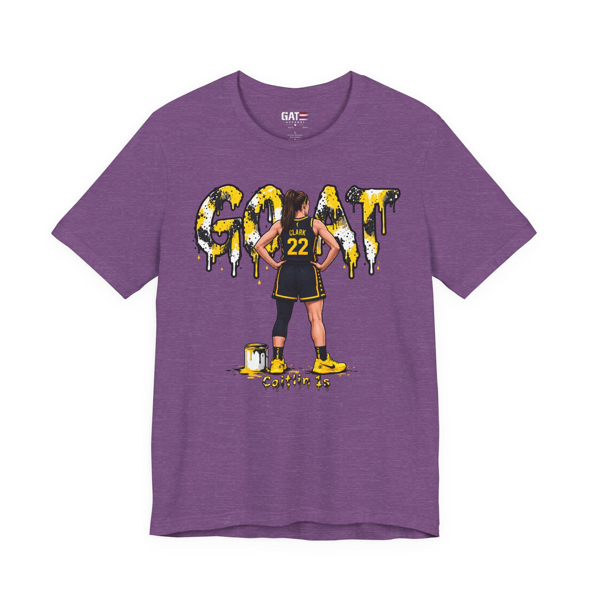 Caitlin Clark Caitlin 1s GOAT Yellow Sneaker Shirt