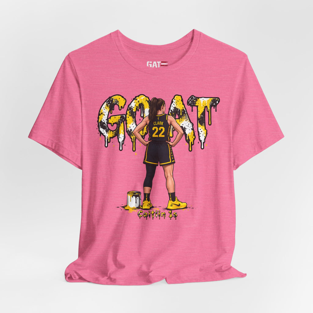 Caitlin Clark Caitlin 1s GOAT Yellow Sneaker Shirt