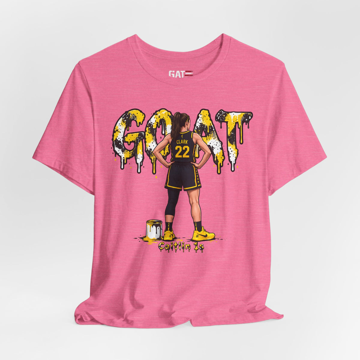 Caitlin Clark Caitlin 1s GOAT Yellow Sneaker Shirt