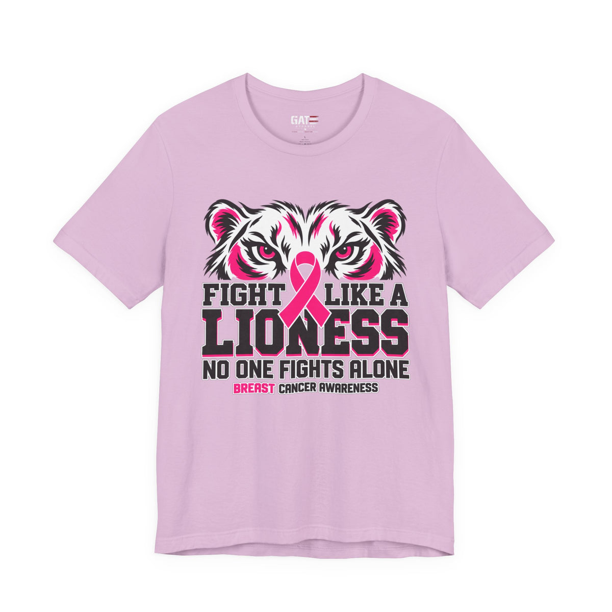Fight Like a Lioness Breast Cancer Awareness Shirt