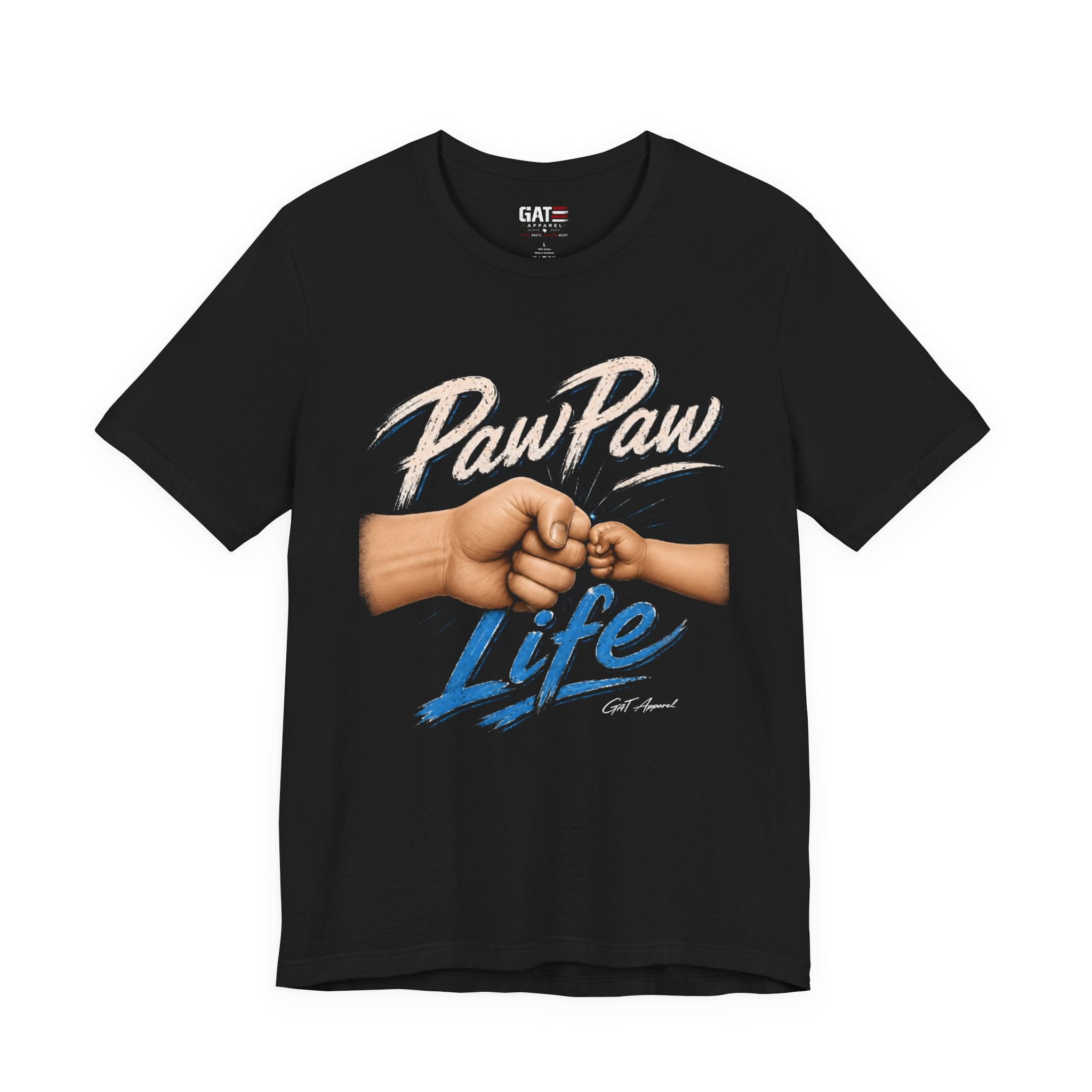 PawPaw Life Style 4 fist bump T-Shirt | Grandfather Papa family tee